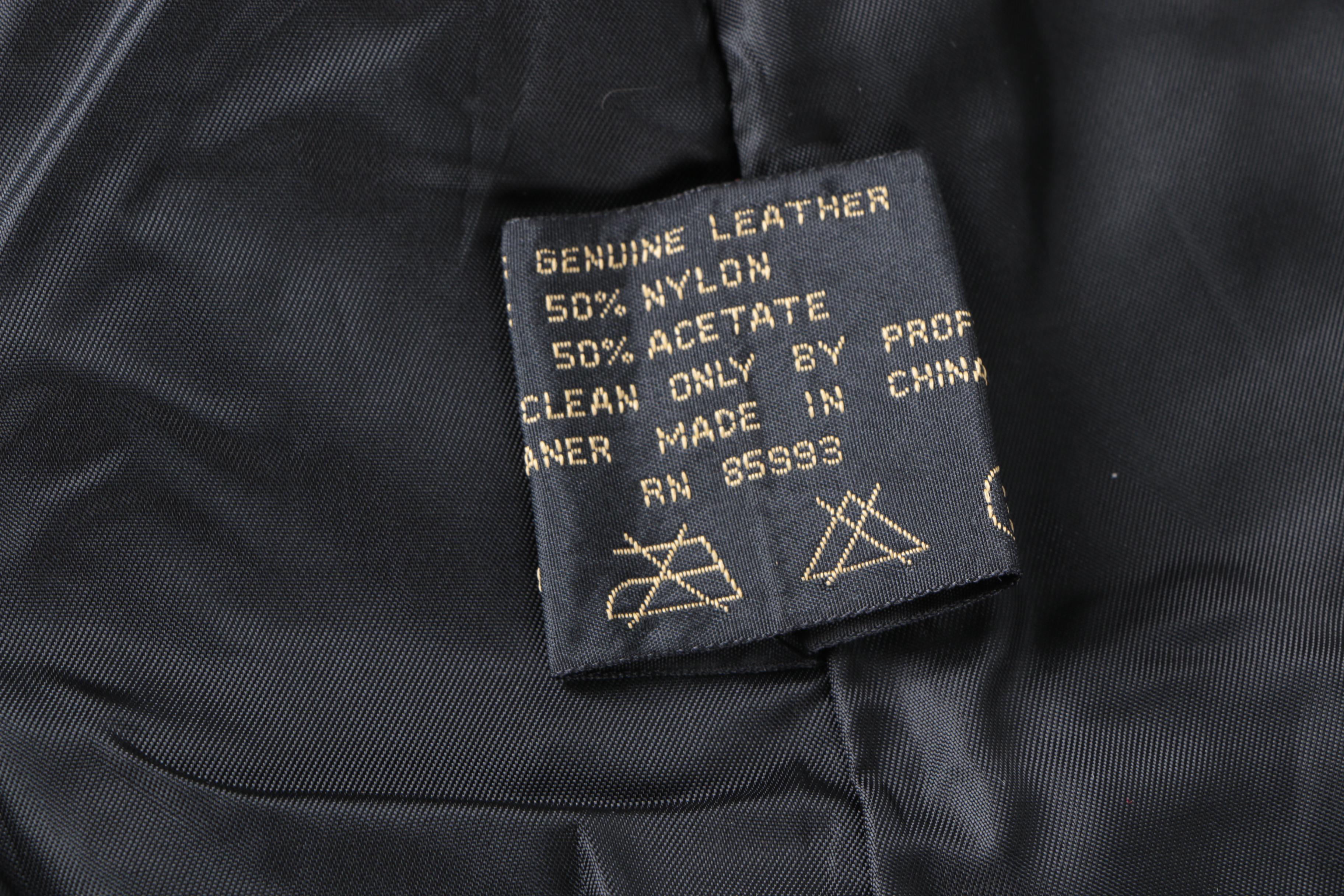 Women's Rem Garson Black Leather Vest