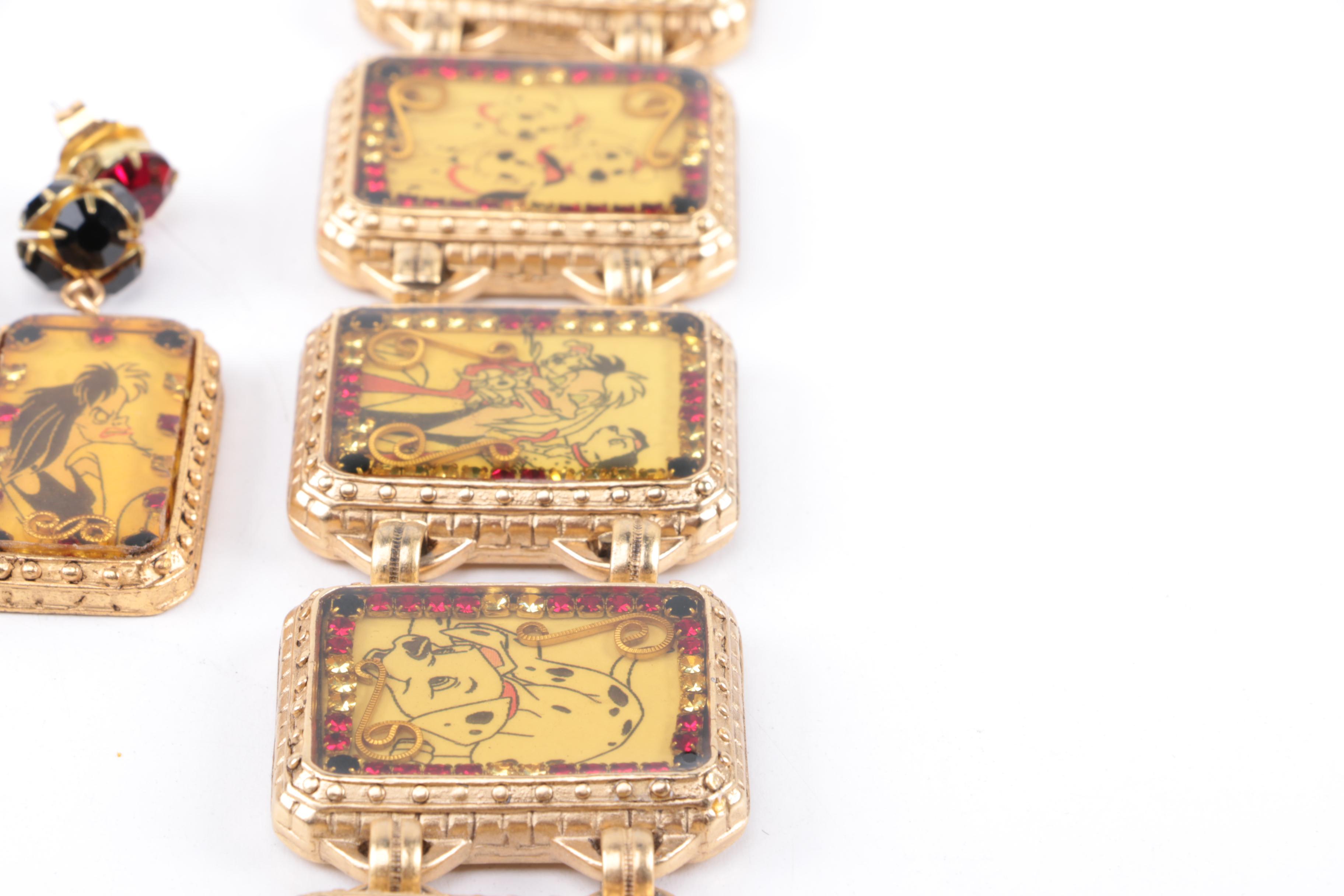 1996 John Wind Maximal Art for Walt Disney 101 Dalmatians Demi Parure