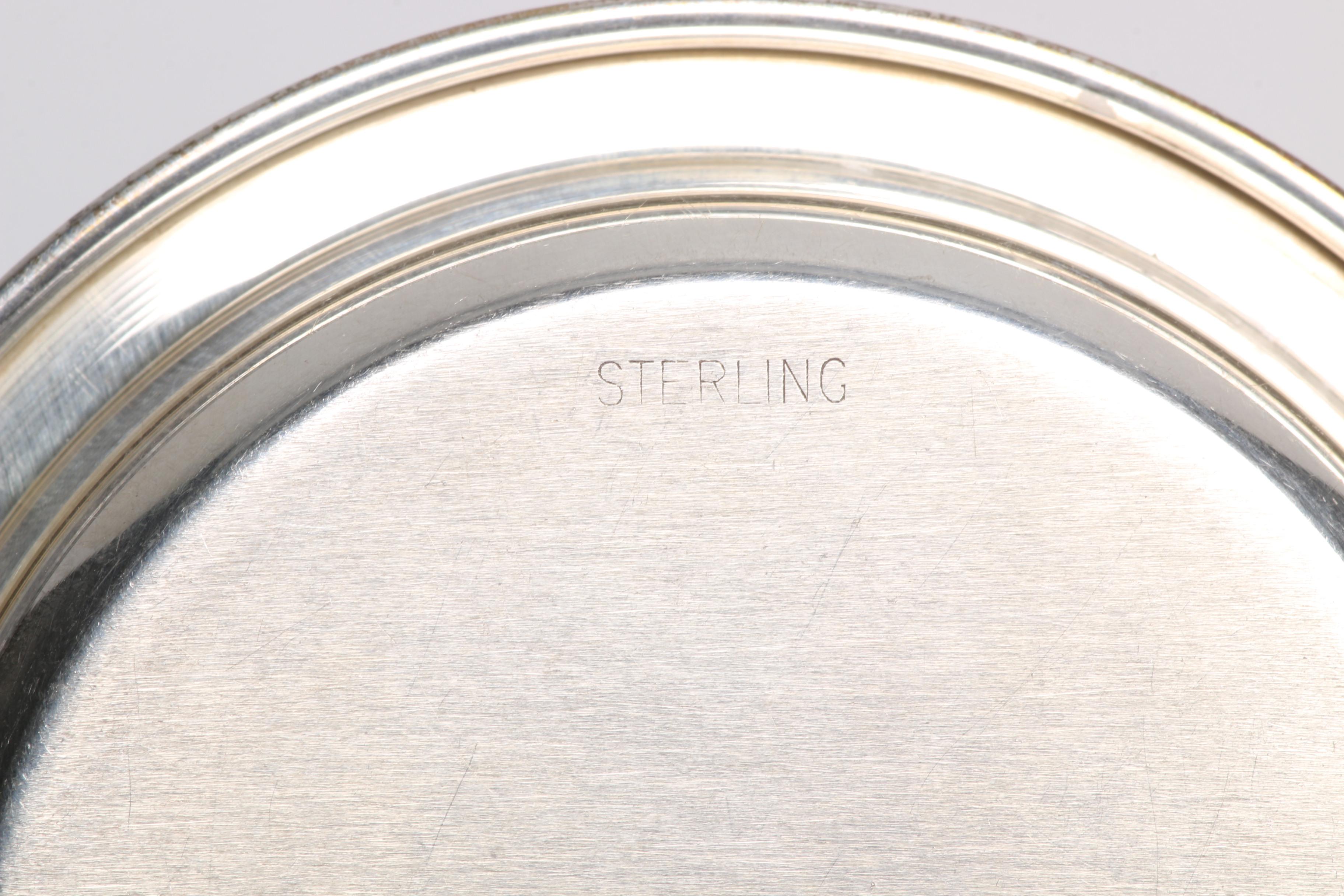 Tuttle Silversmiths Paul de Lamerie Reproduction and Other Sterling Tableware