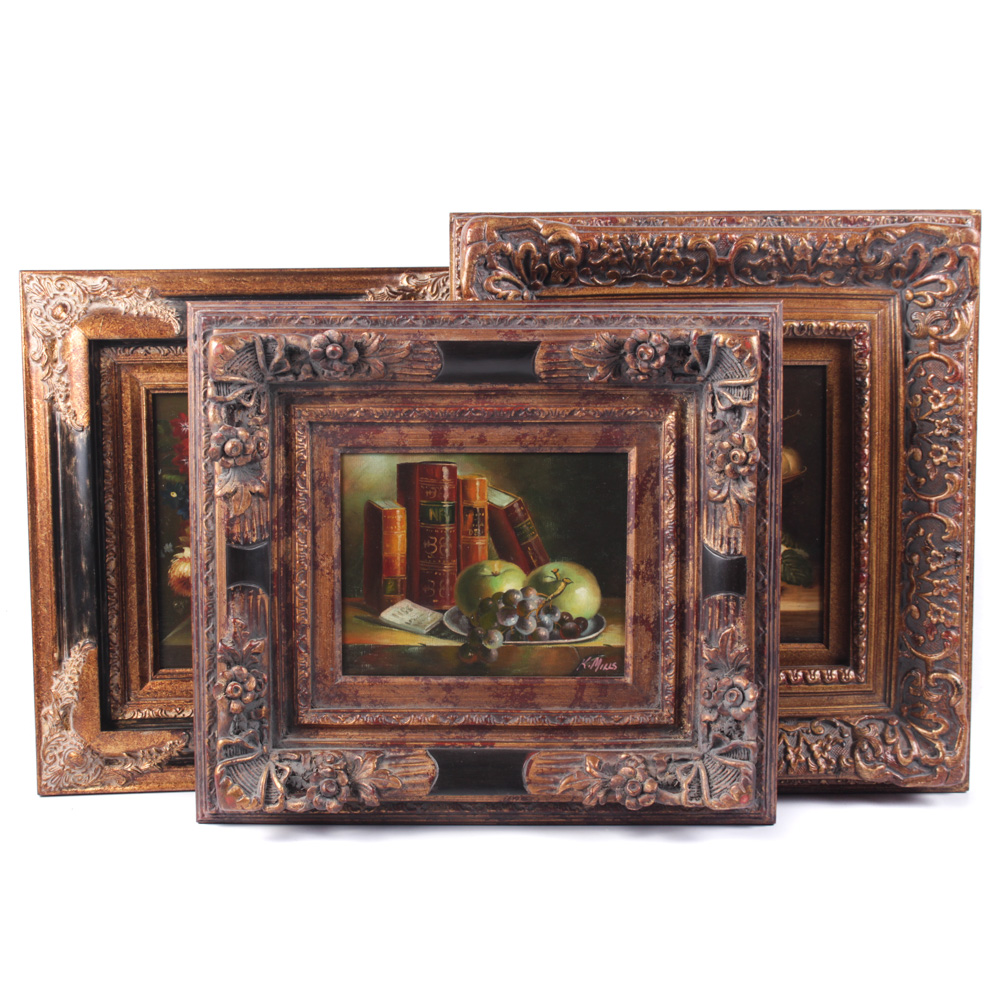 Contemporary Original Still Life Oil Paintings on Canvas