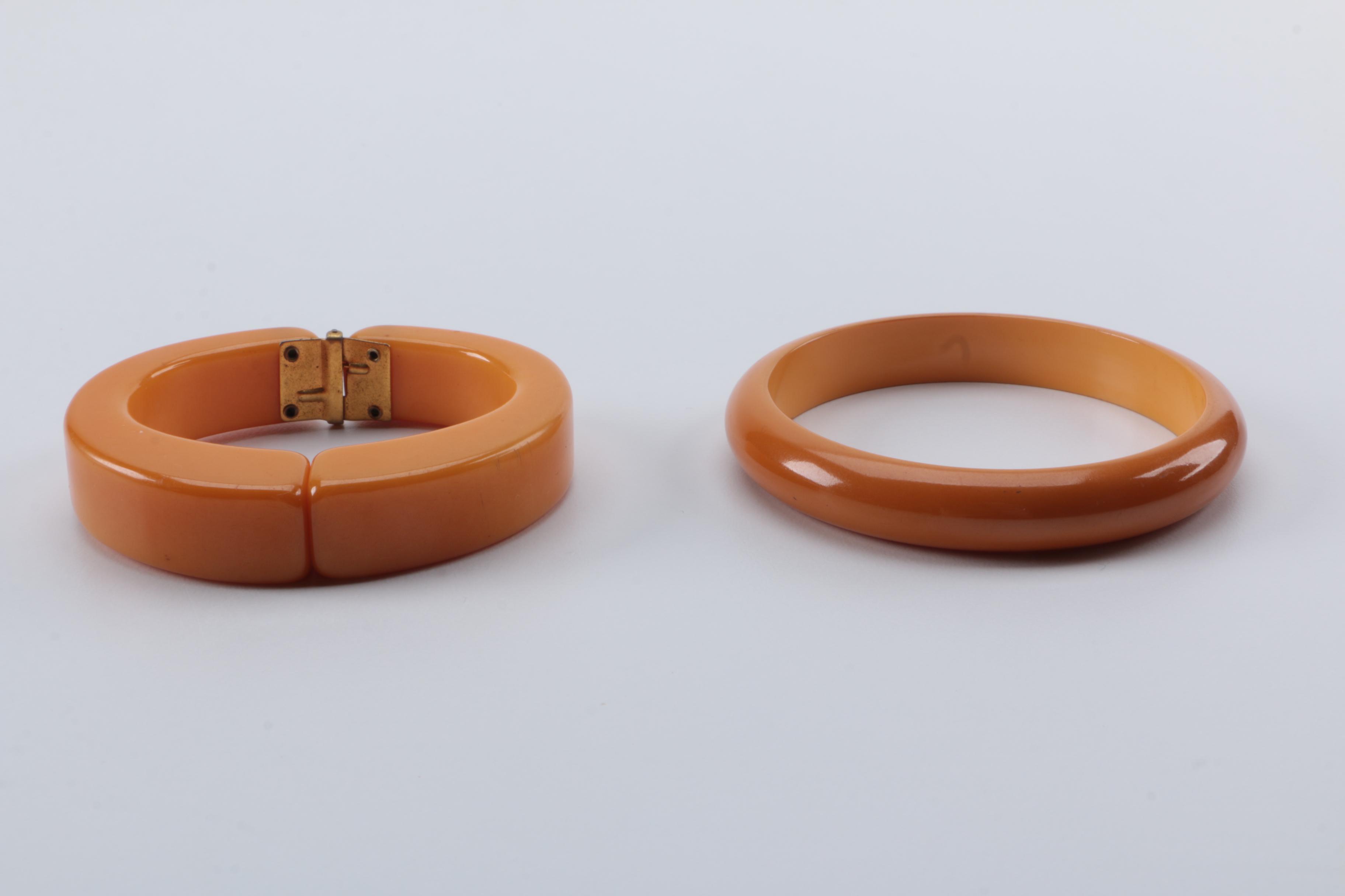 Collection of Bakelite Bangle Bracelets