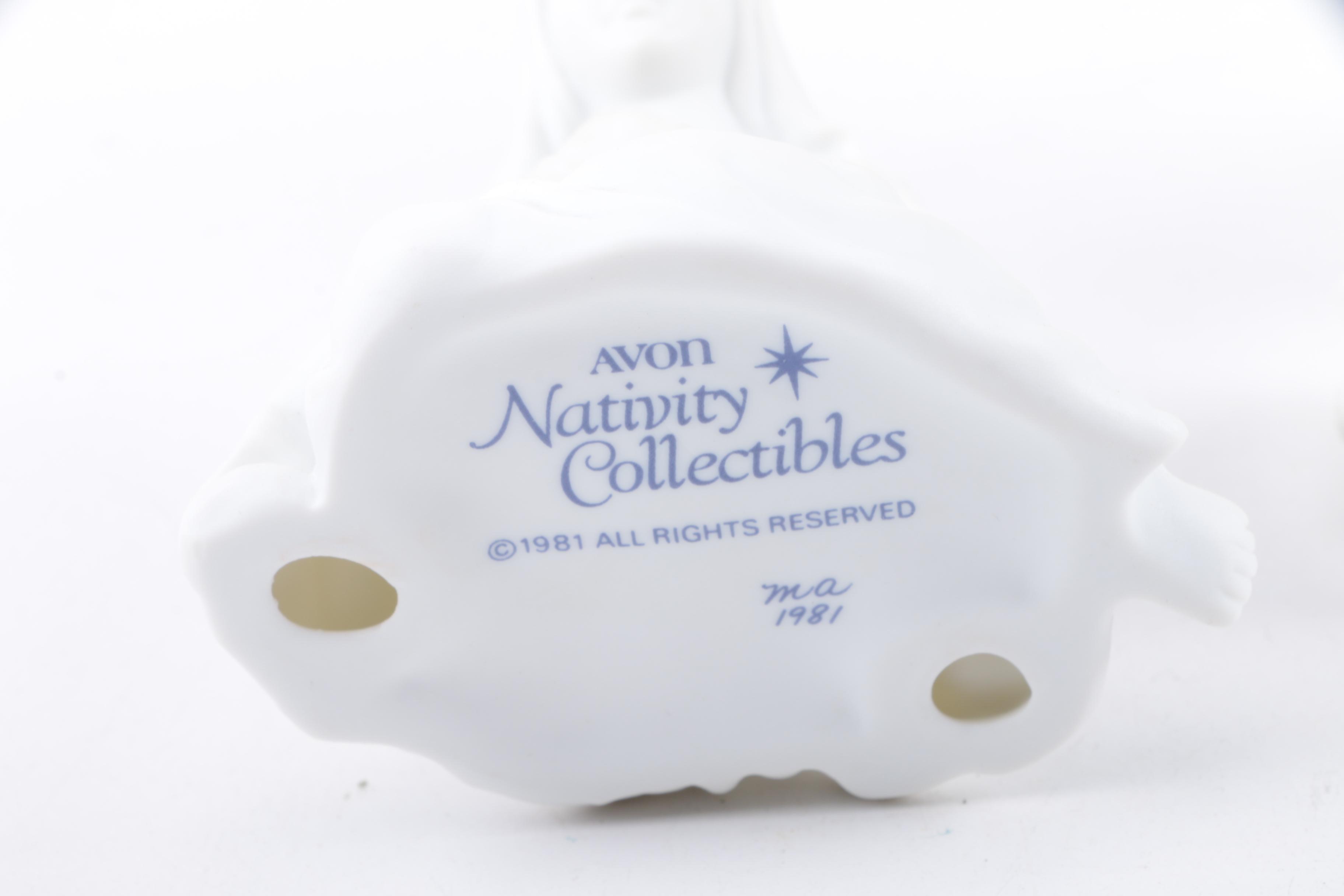 Avon Collectibles Porcelain Nativity Set