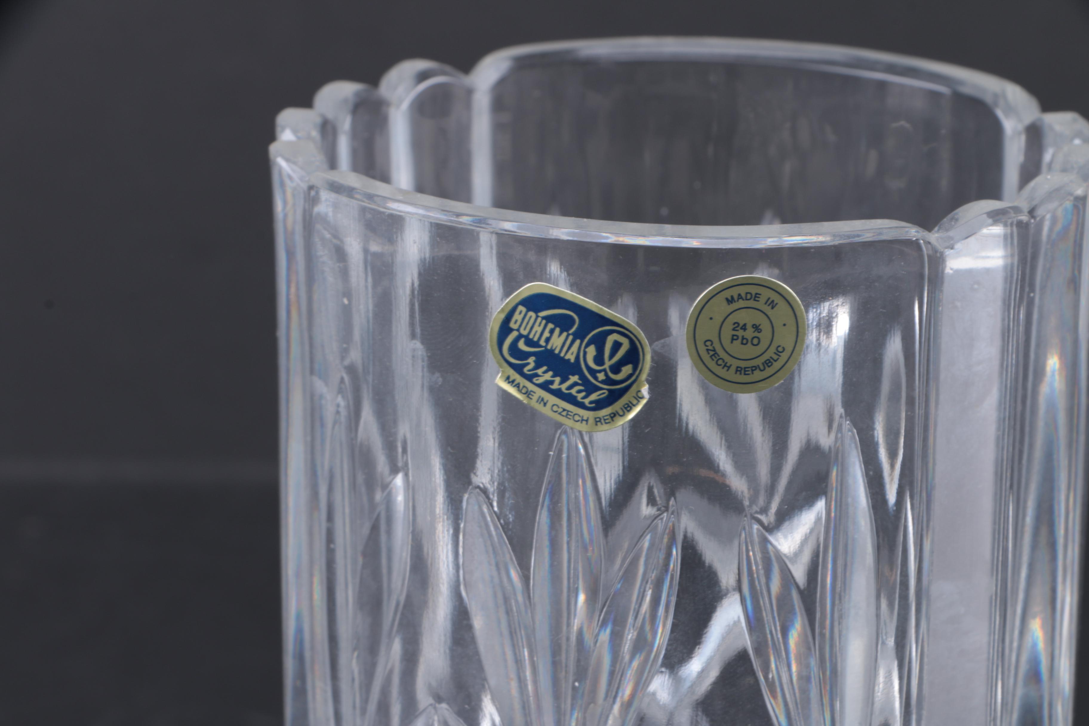 Crystal Vessels Including Bohemia Crystal