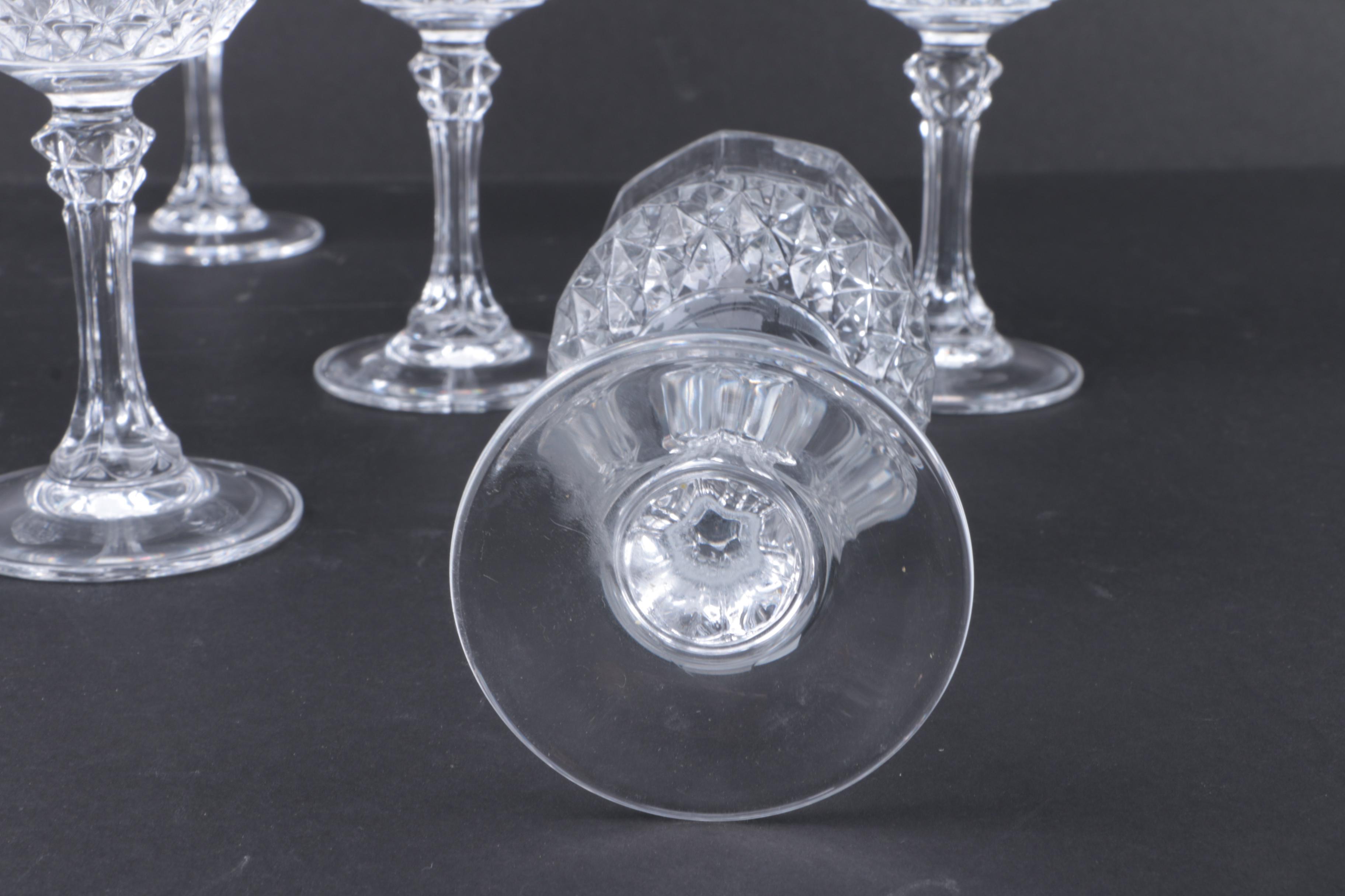 Longchamp "Cristal D’Arques" Wine Glasses