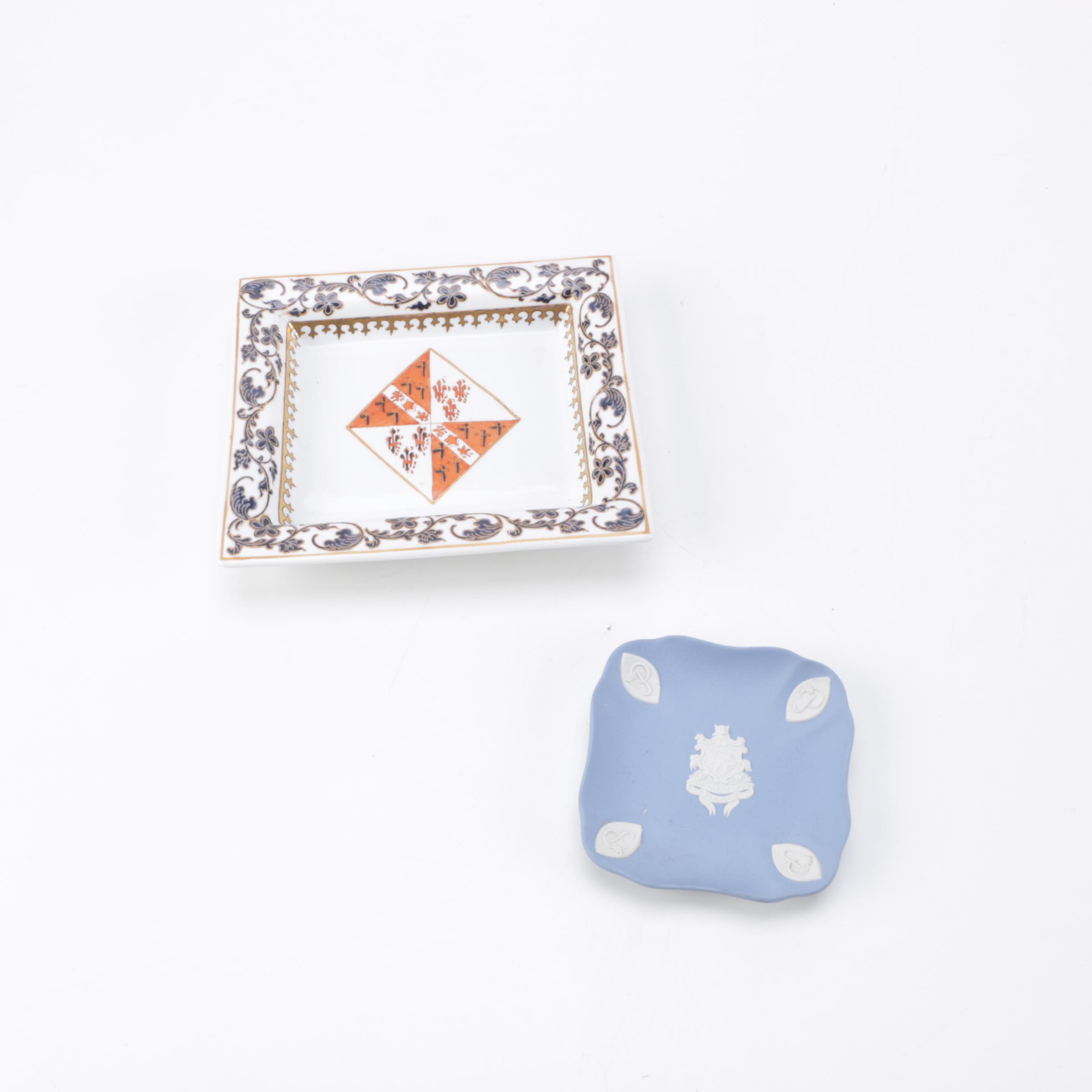 Decorative Armorial Plates Featuring Wedgwood