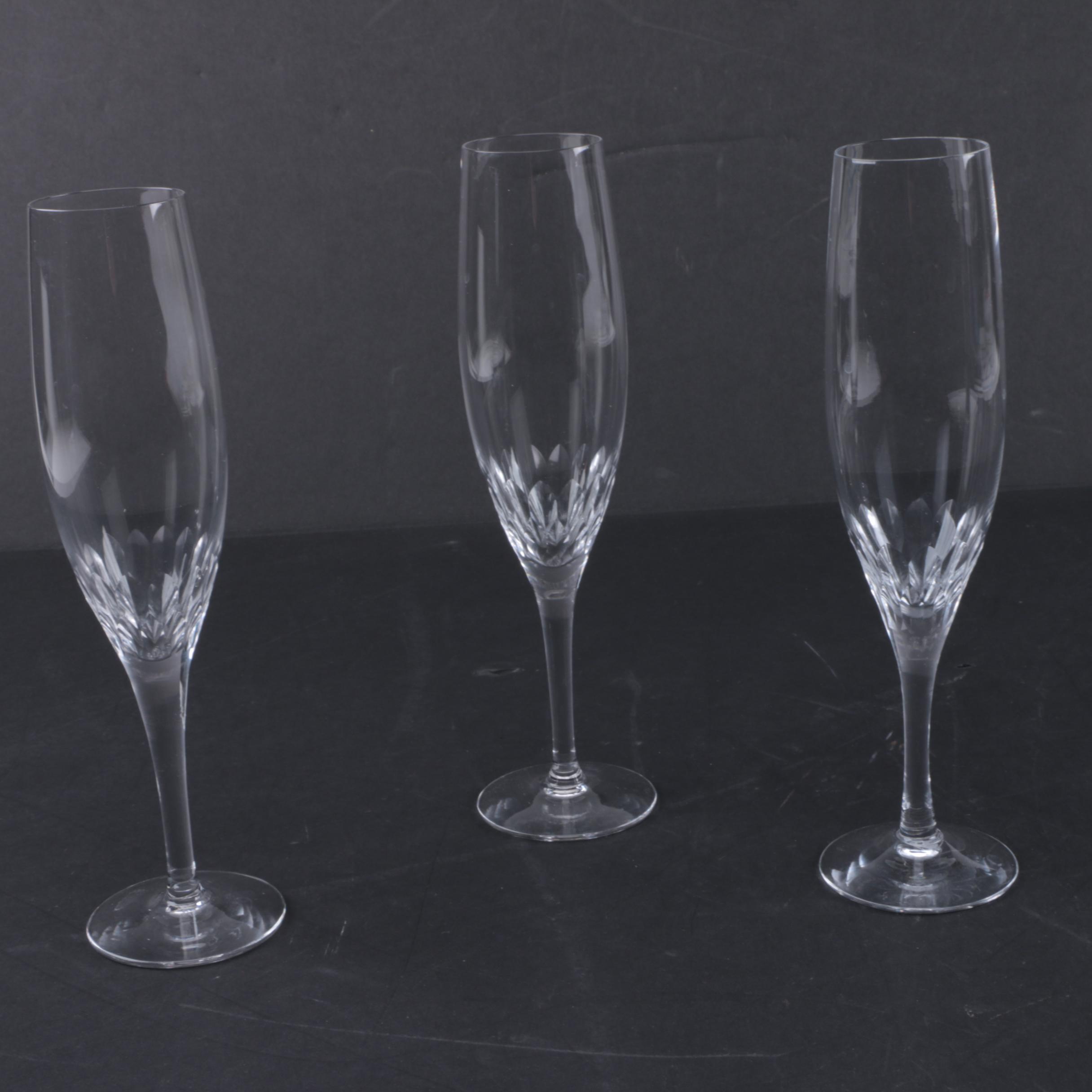 Crystal Champagne Flutes