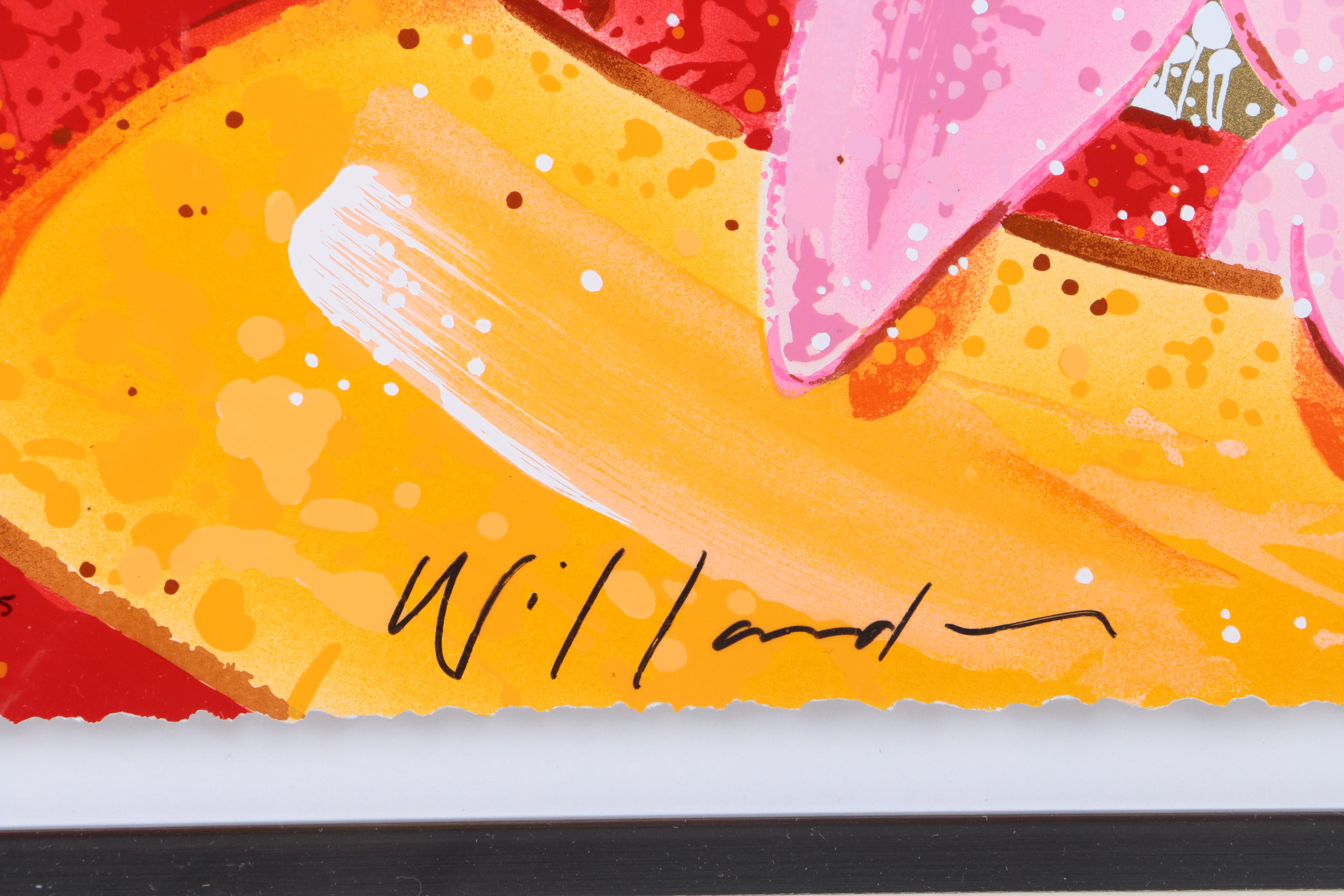 David Willardson Limited Edition Serigraph on Paper "Winnie the Pooh..."