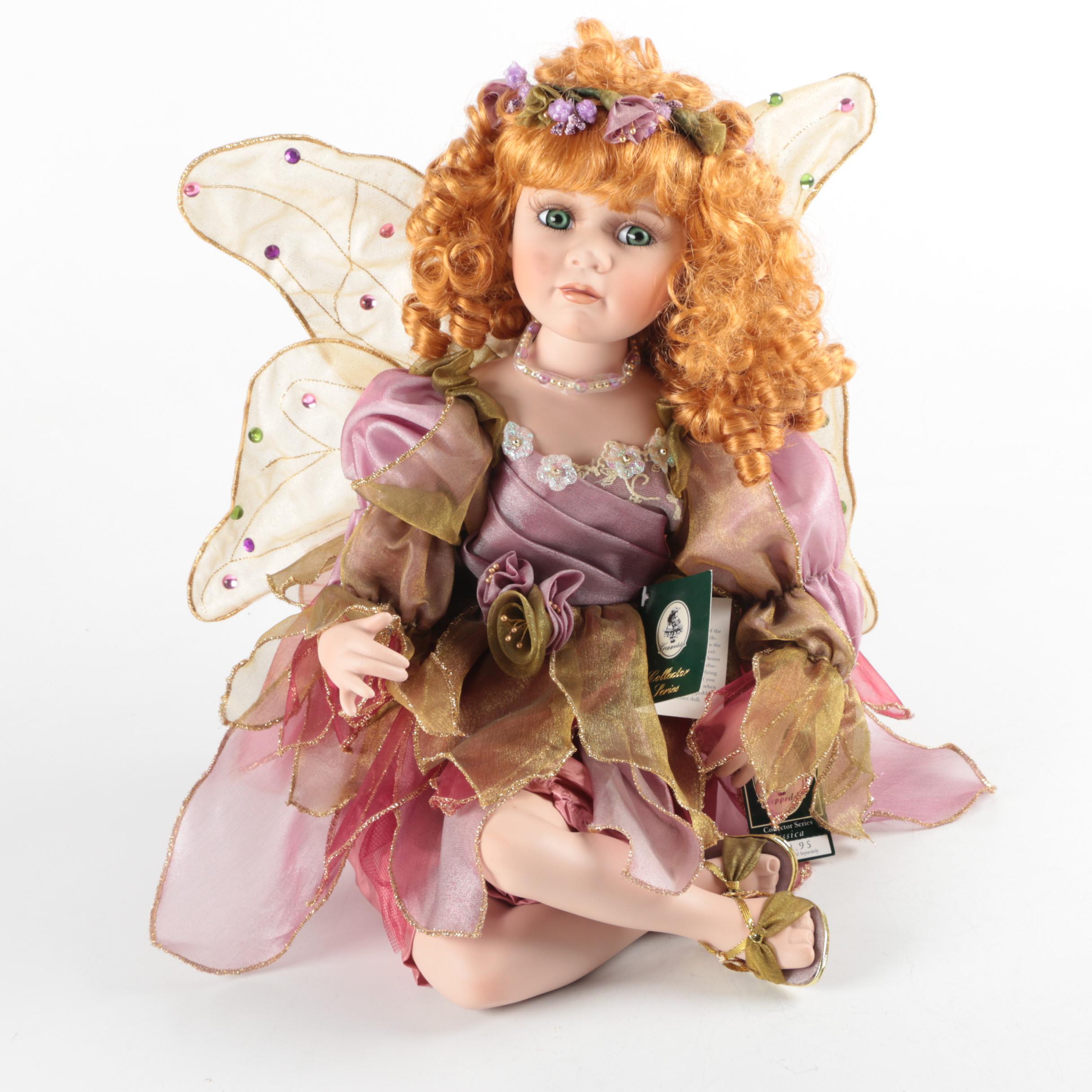 Geppeddo Collector Porcelain Fairy "Jessica" Doll