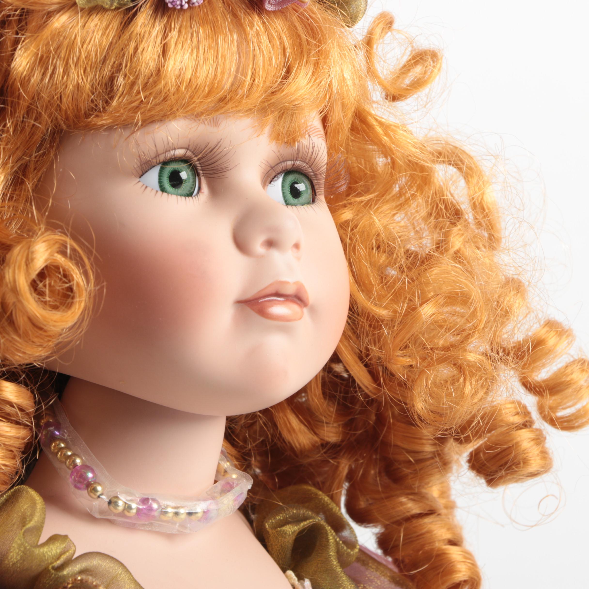 Geppeddo Collector Porcelain Fairy "Jessica" Doll