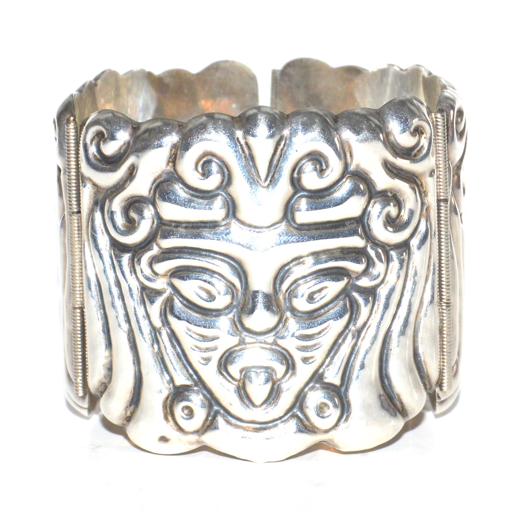 Sterling Silver Embossed Bracelet