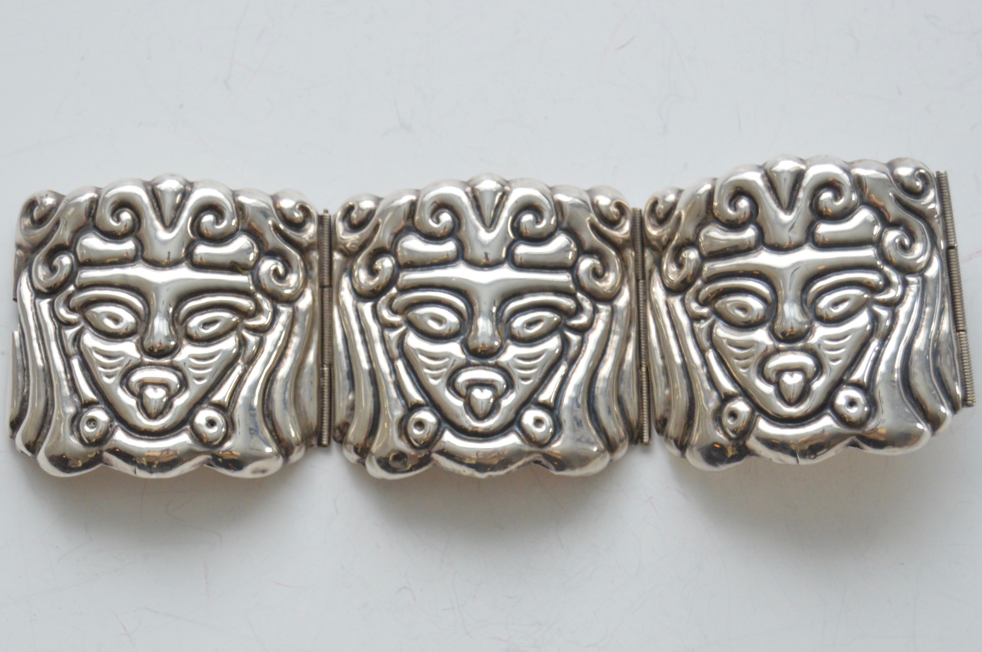 Sterling Silver Embossed Bracelet