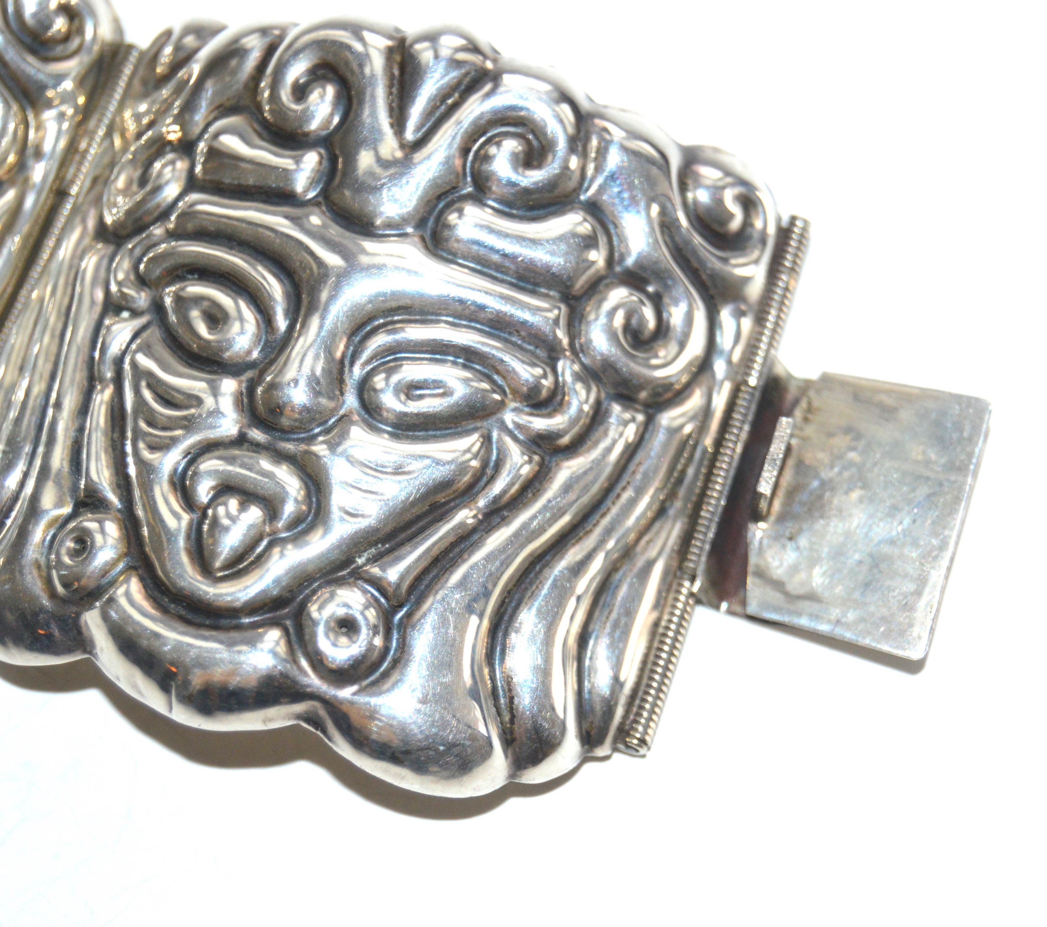 Sterling Silver Embossed Bracelet