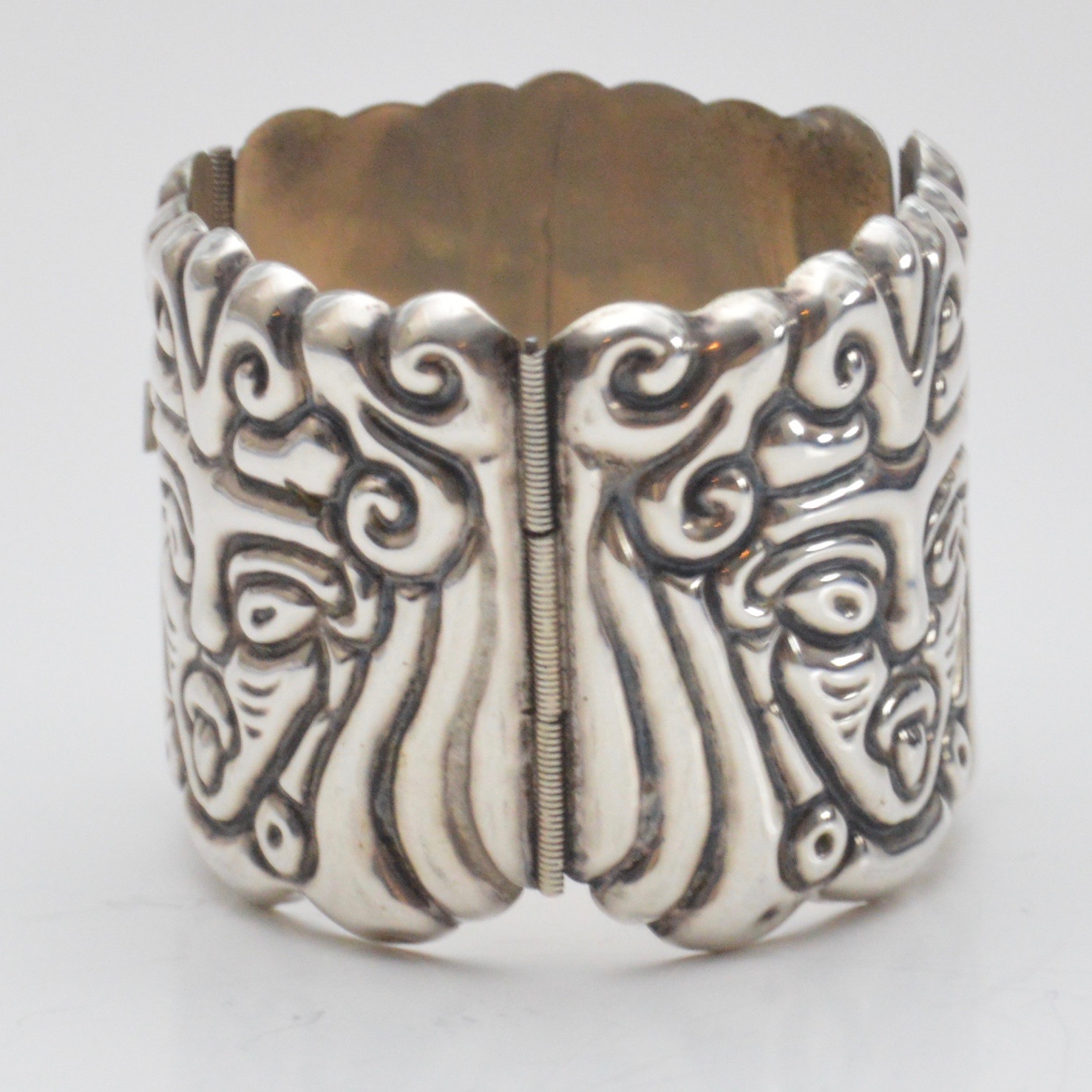 Sterling Silver Embossed Bracelet