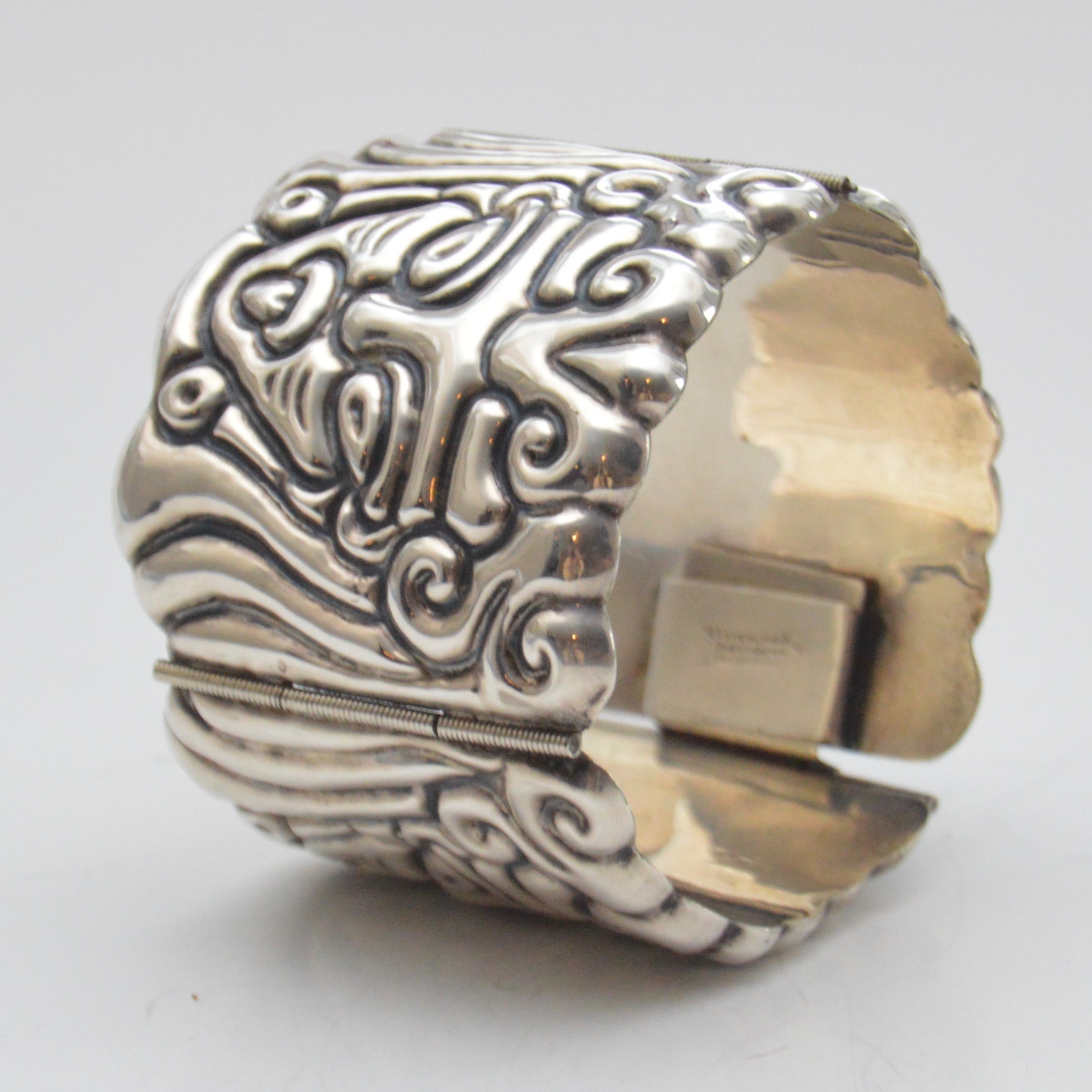 Sterling Silver Embossed Bracelet