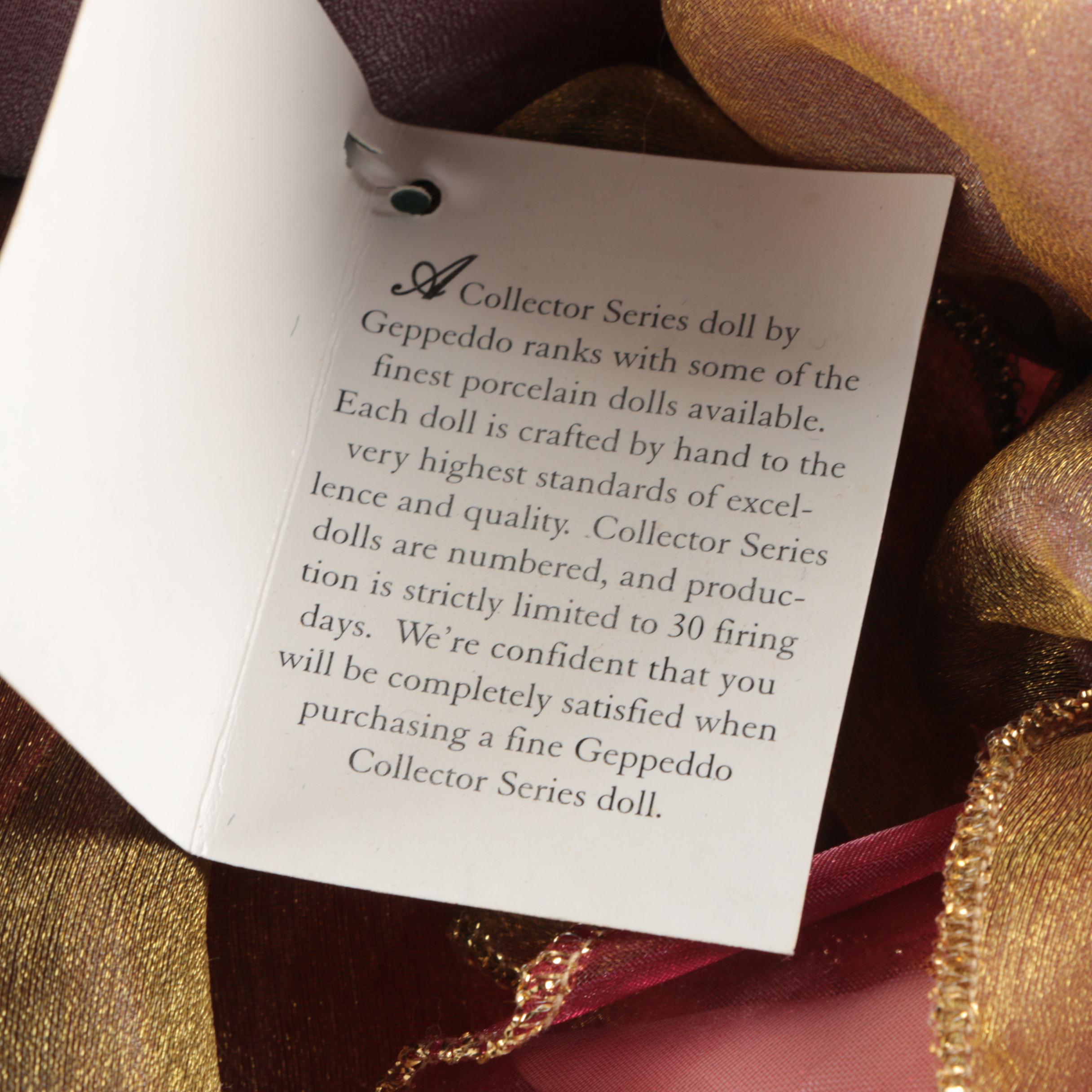 Geppeddo Collector Porcelain Fairy "Jessica" Doll