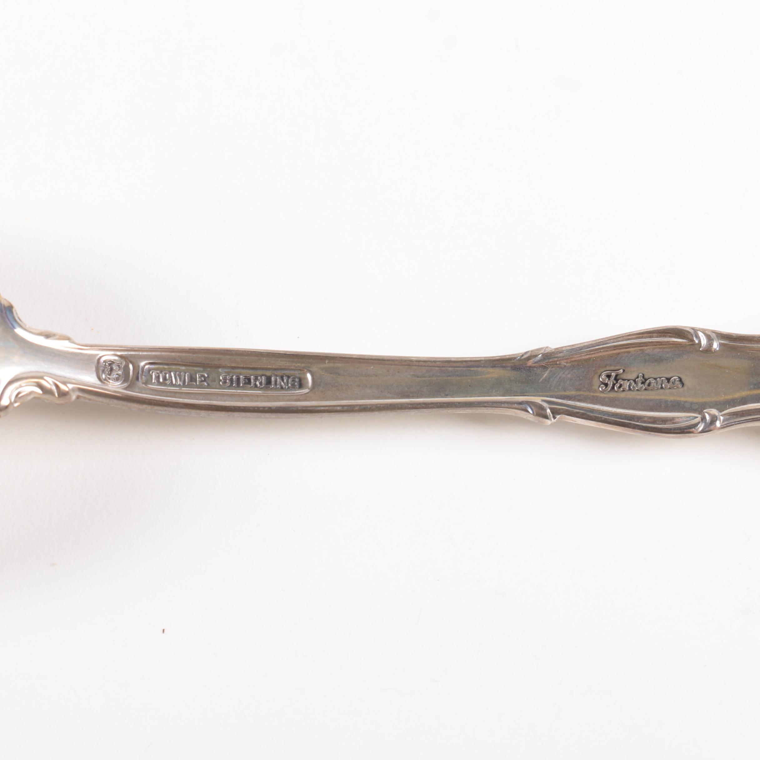 Towle Sterling Silver "Fontana" Single Service Flatware Set