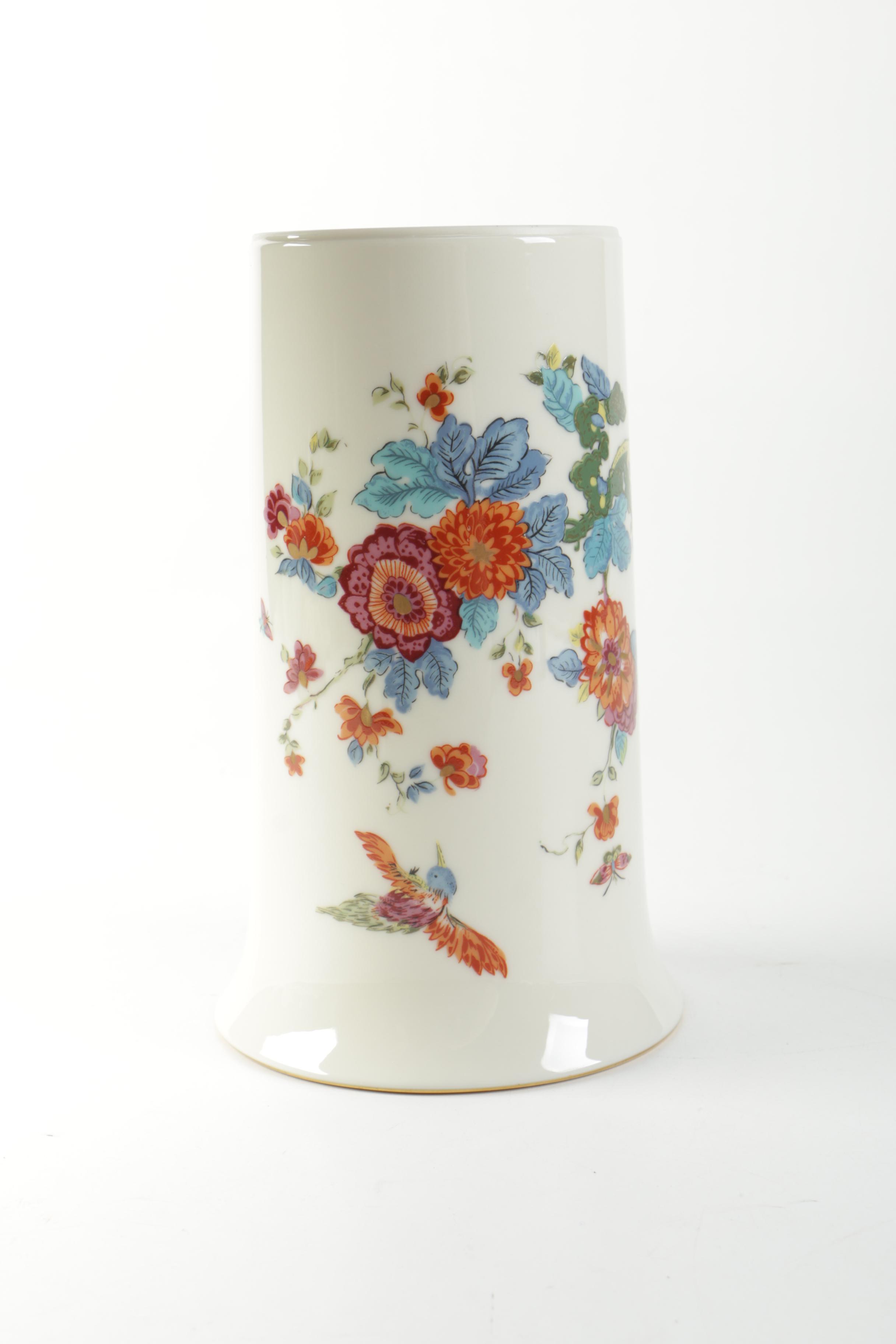 Lenox Floral Porcelain Vase