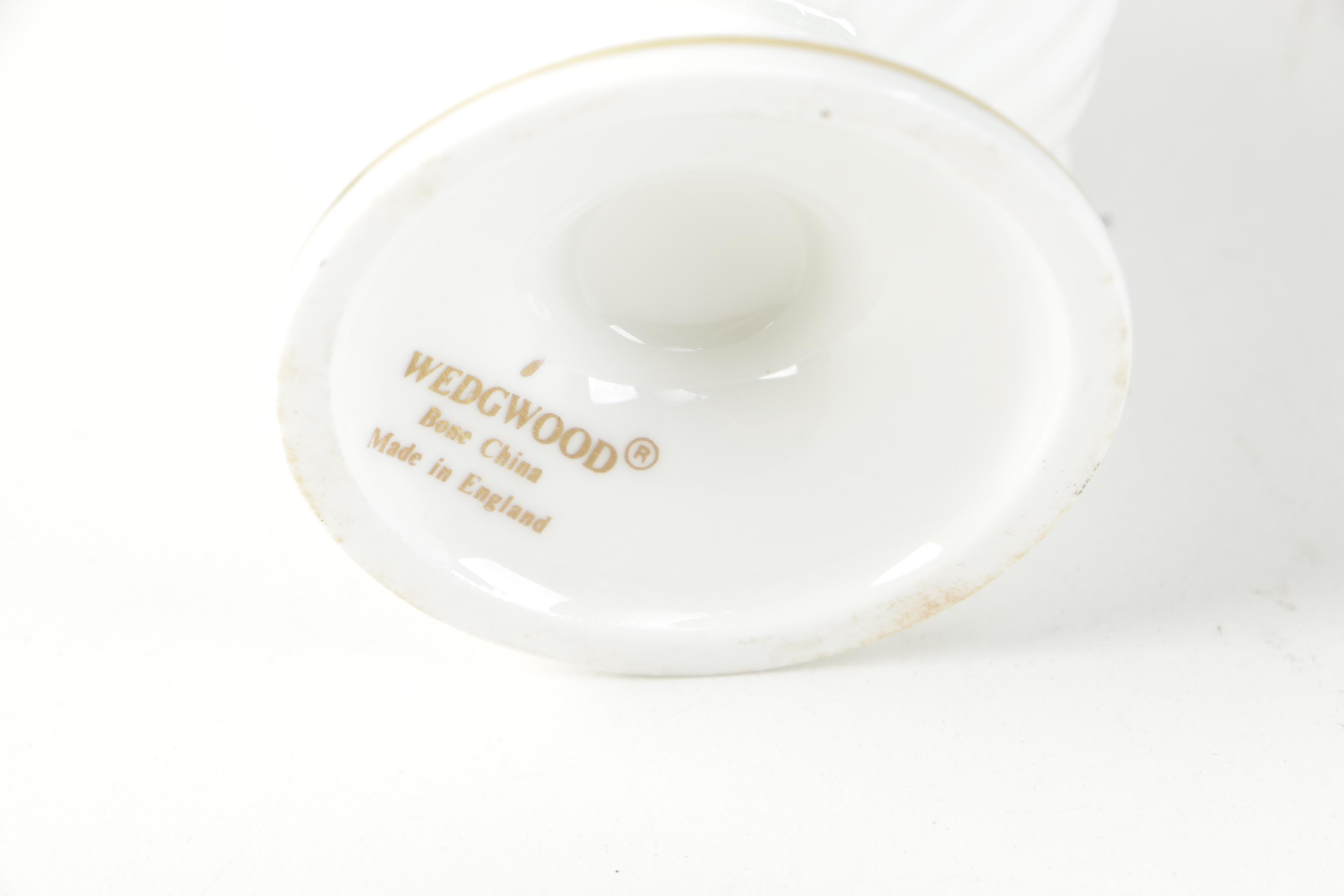 Wedgwood Bone China Bud Vase and Trinket Dish