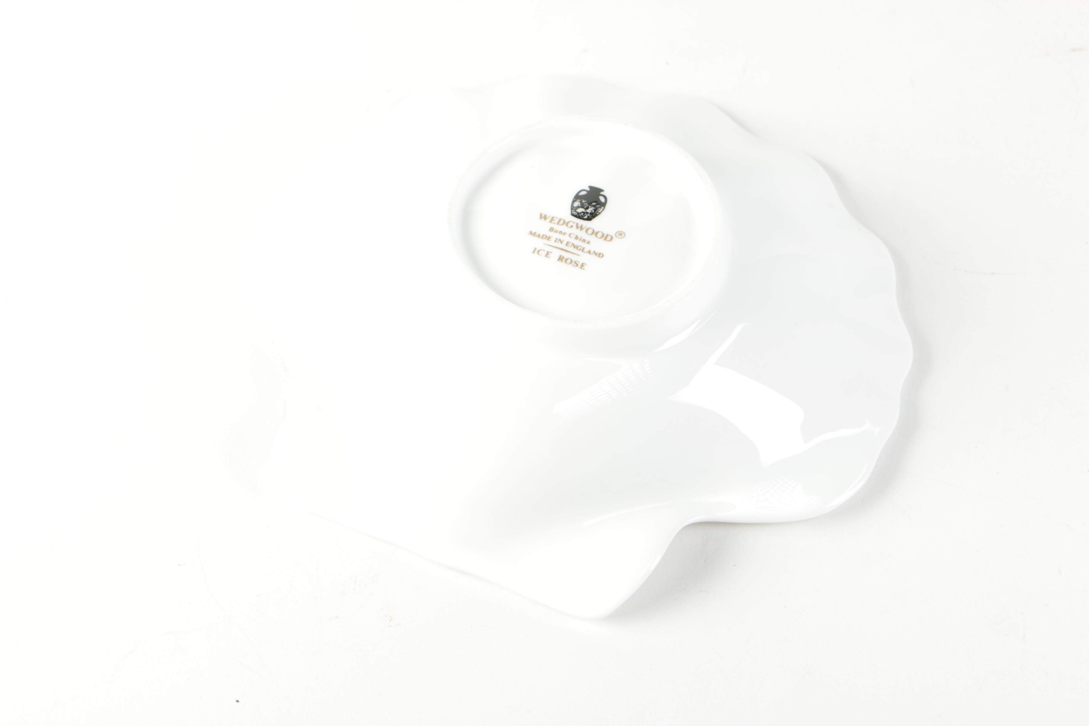 Wedgwood Bone China Bud Vase and Trinket Dish