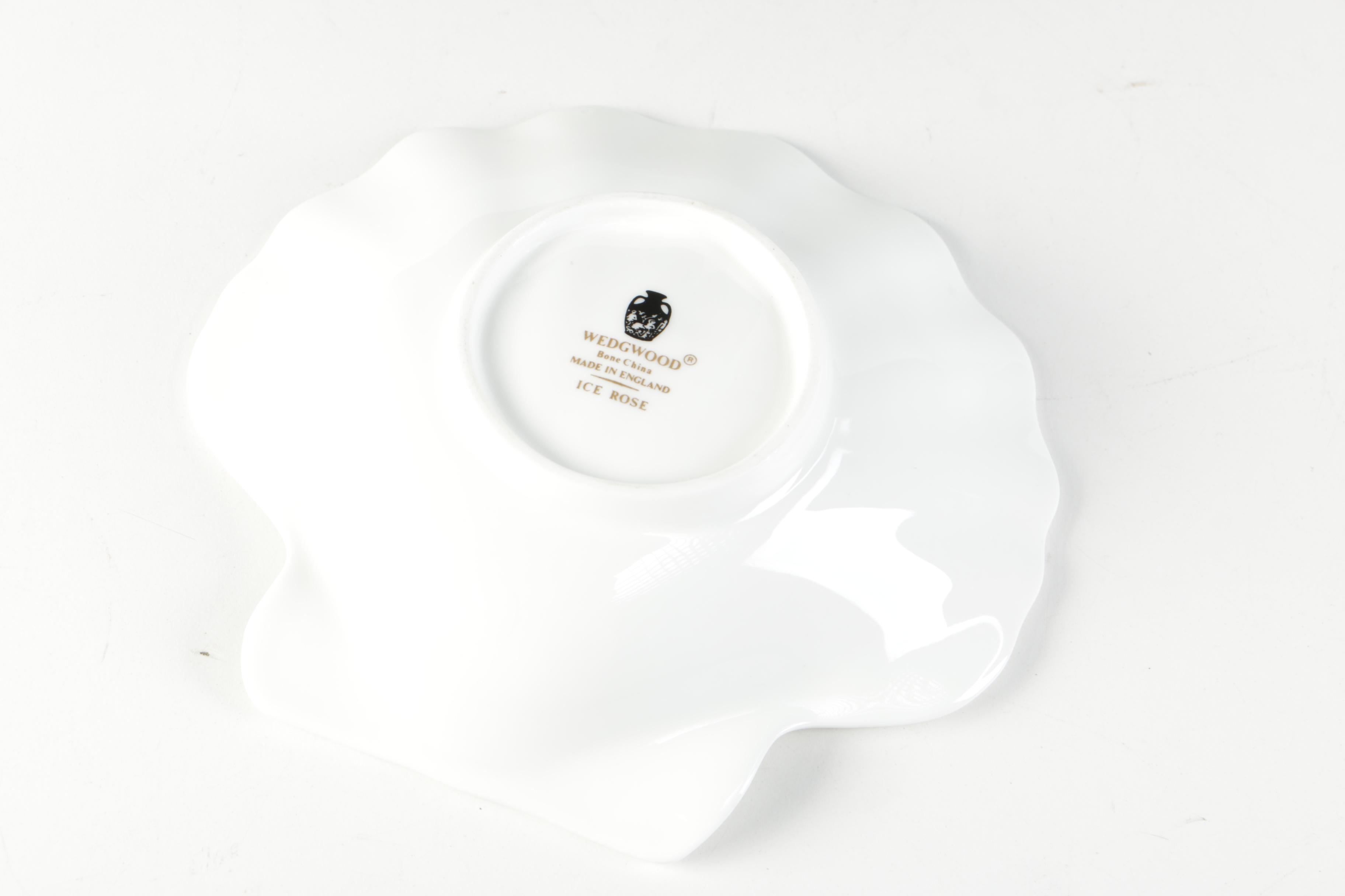 Wedgwood Bone China Bud Vase and Trinket Dish