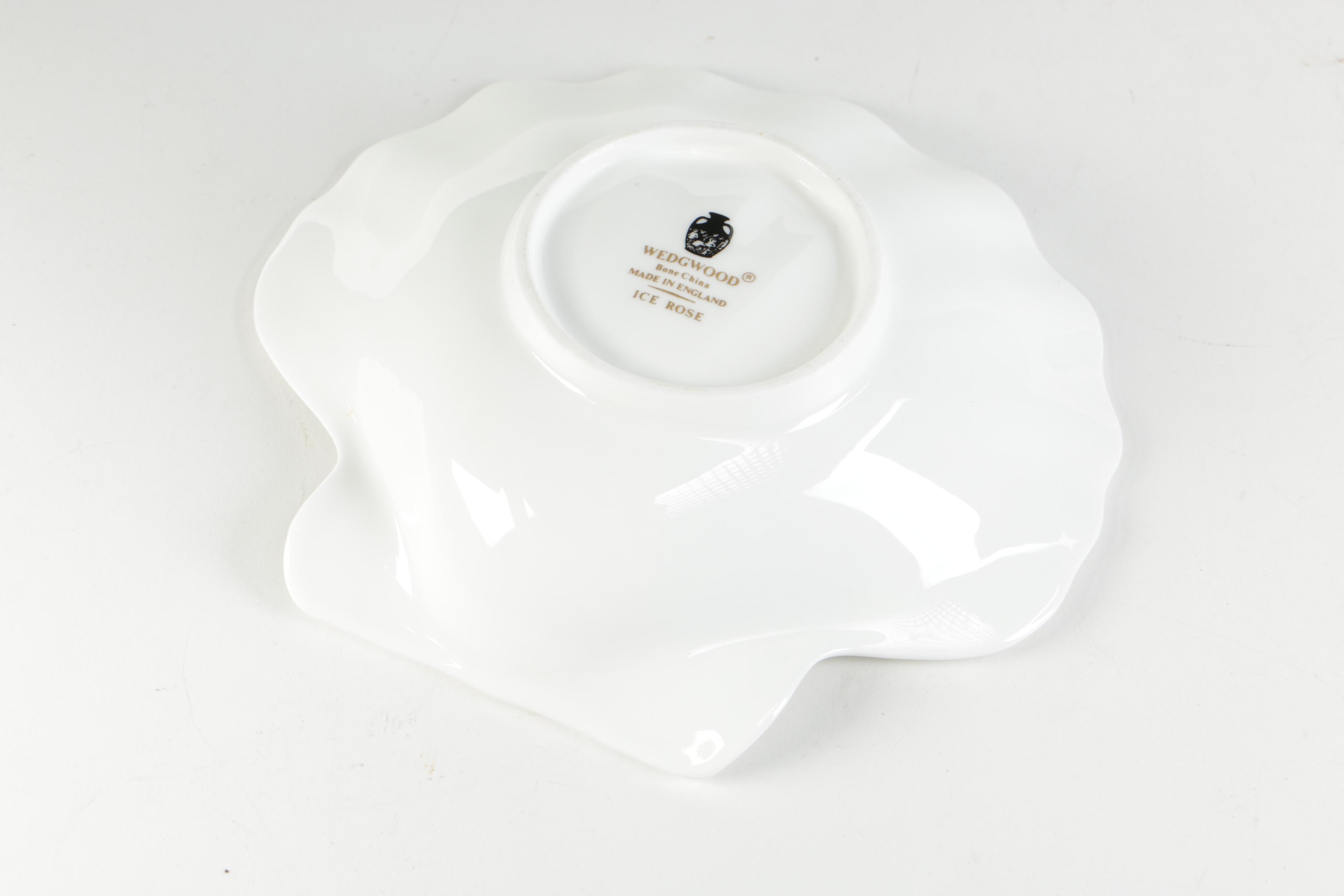 Wedgwood Bone China Bud Vase and Trinket Dish