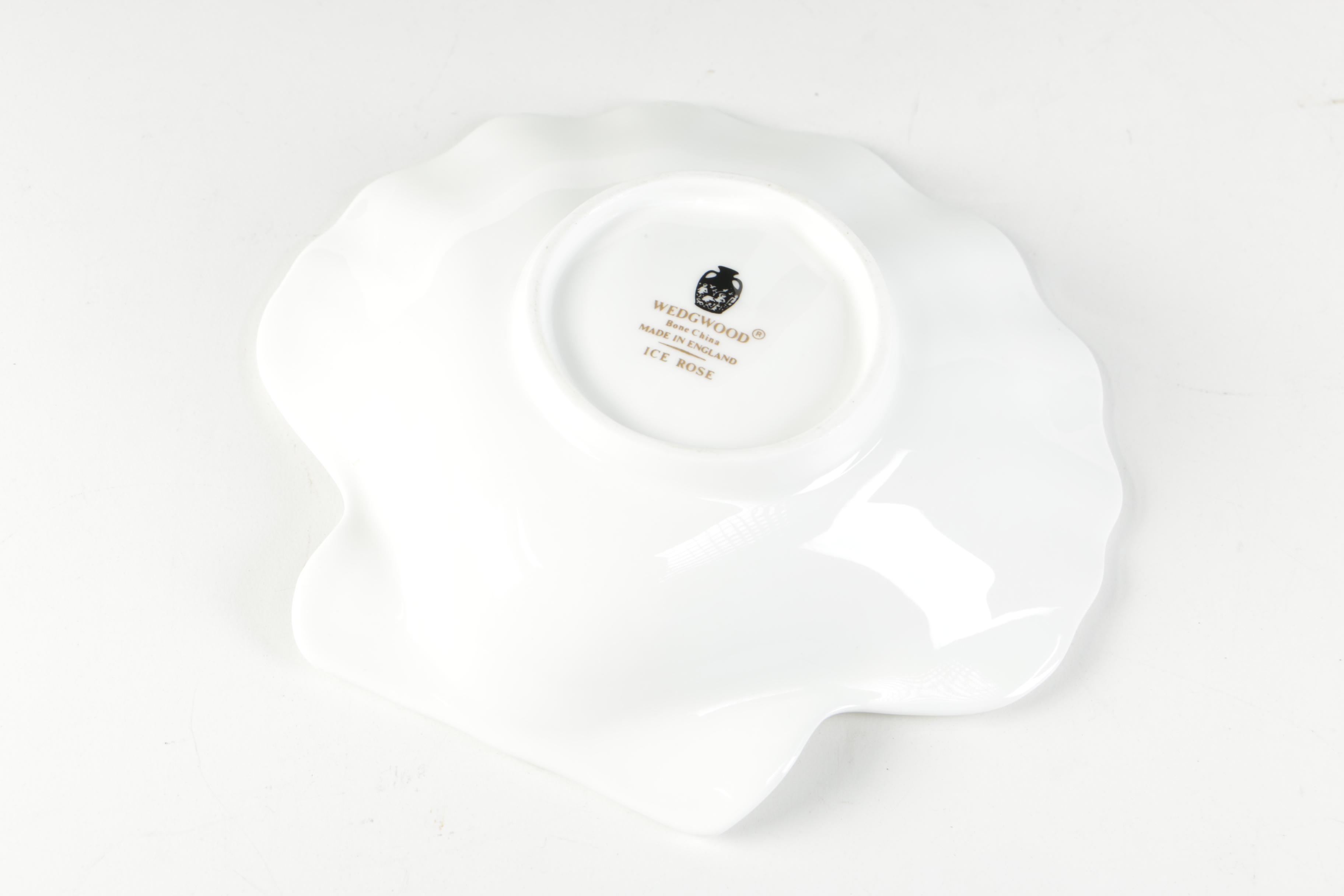 Wedgwood Bone China Bud Vase and Trinket Dish