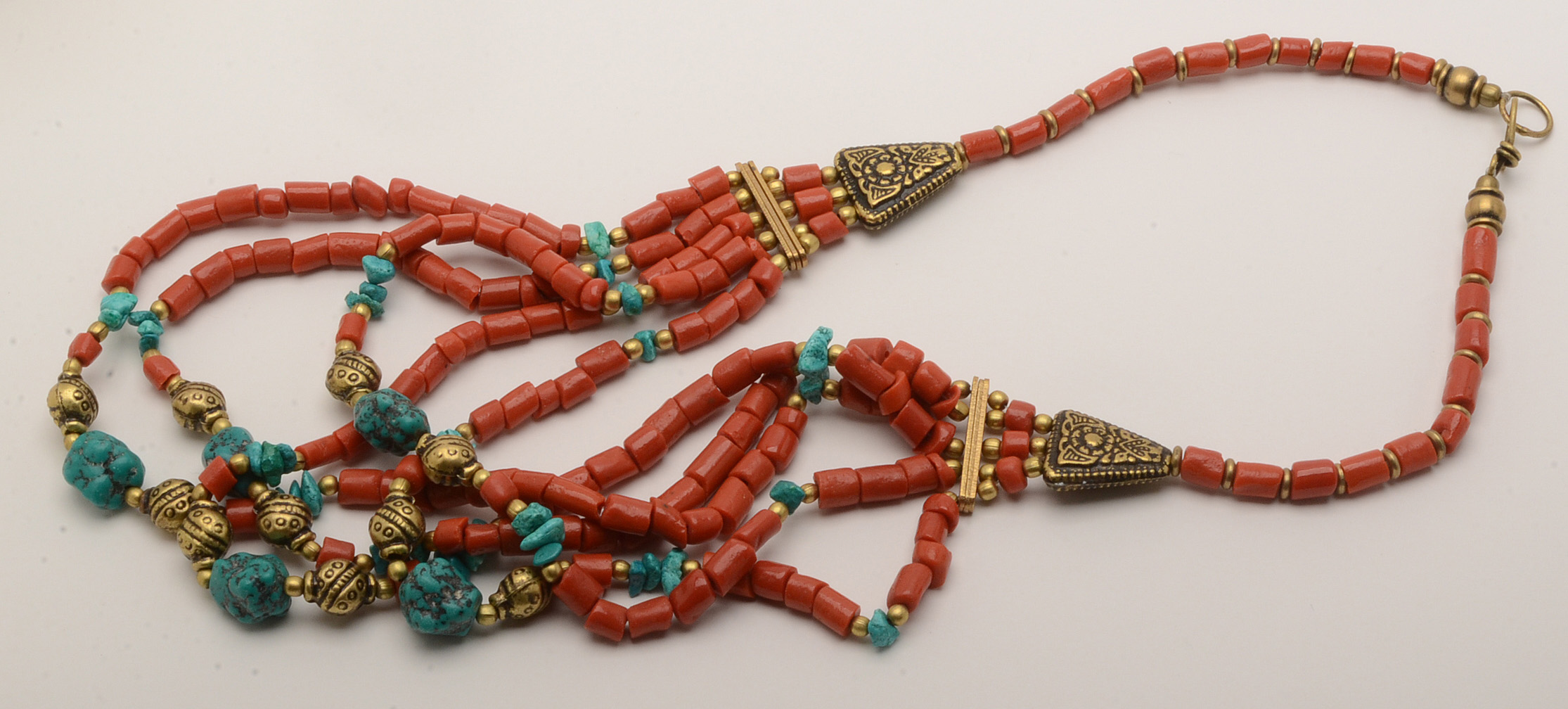 Costume Jewelry with Gemstones and Natural Materials