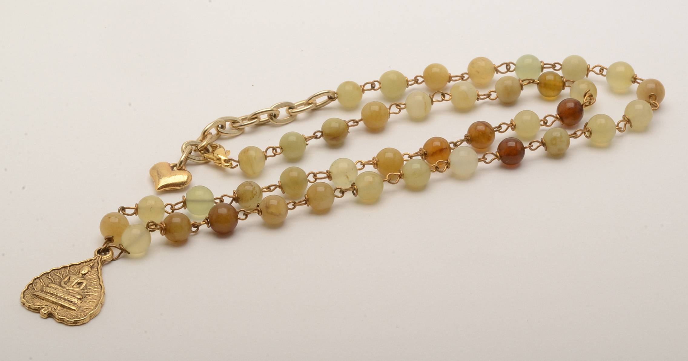 Costume Jewelry with Gemstones and Natural Materials