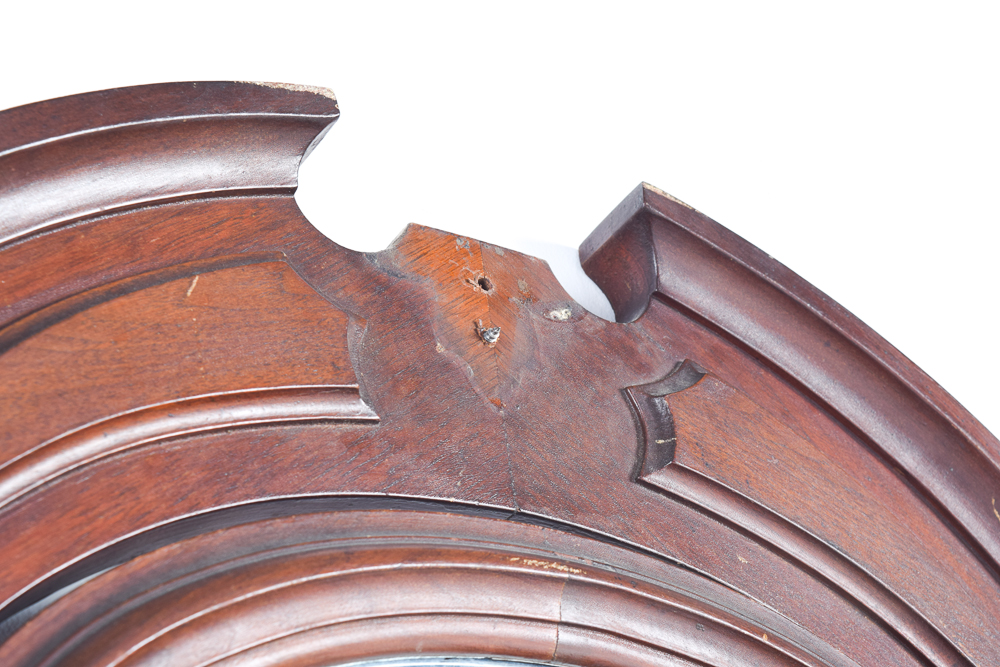 Antique Victorian Walnut Dresser with Mirror and Marble Top