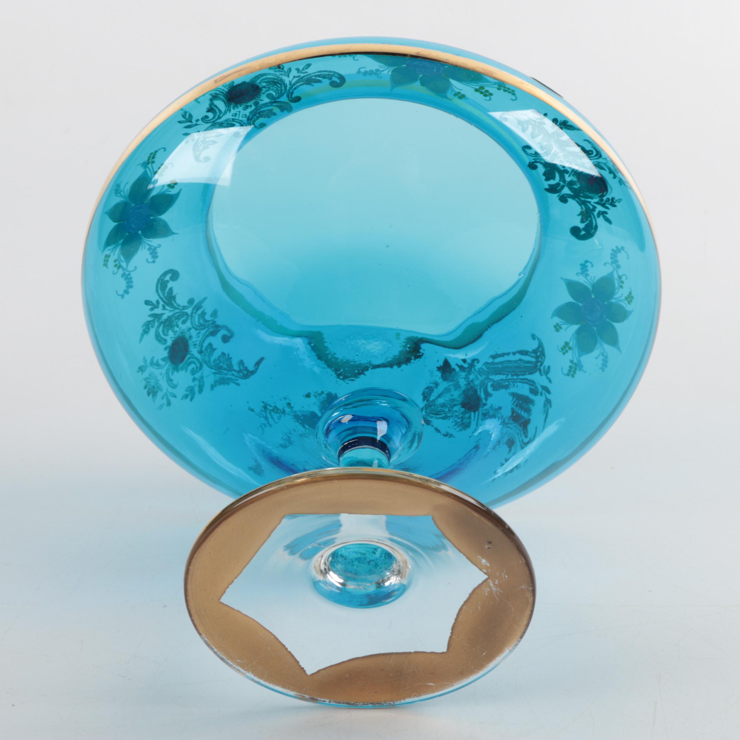 Hand Blown Italian Candy Dish