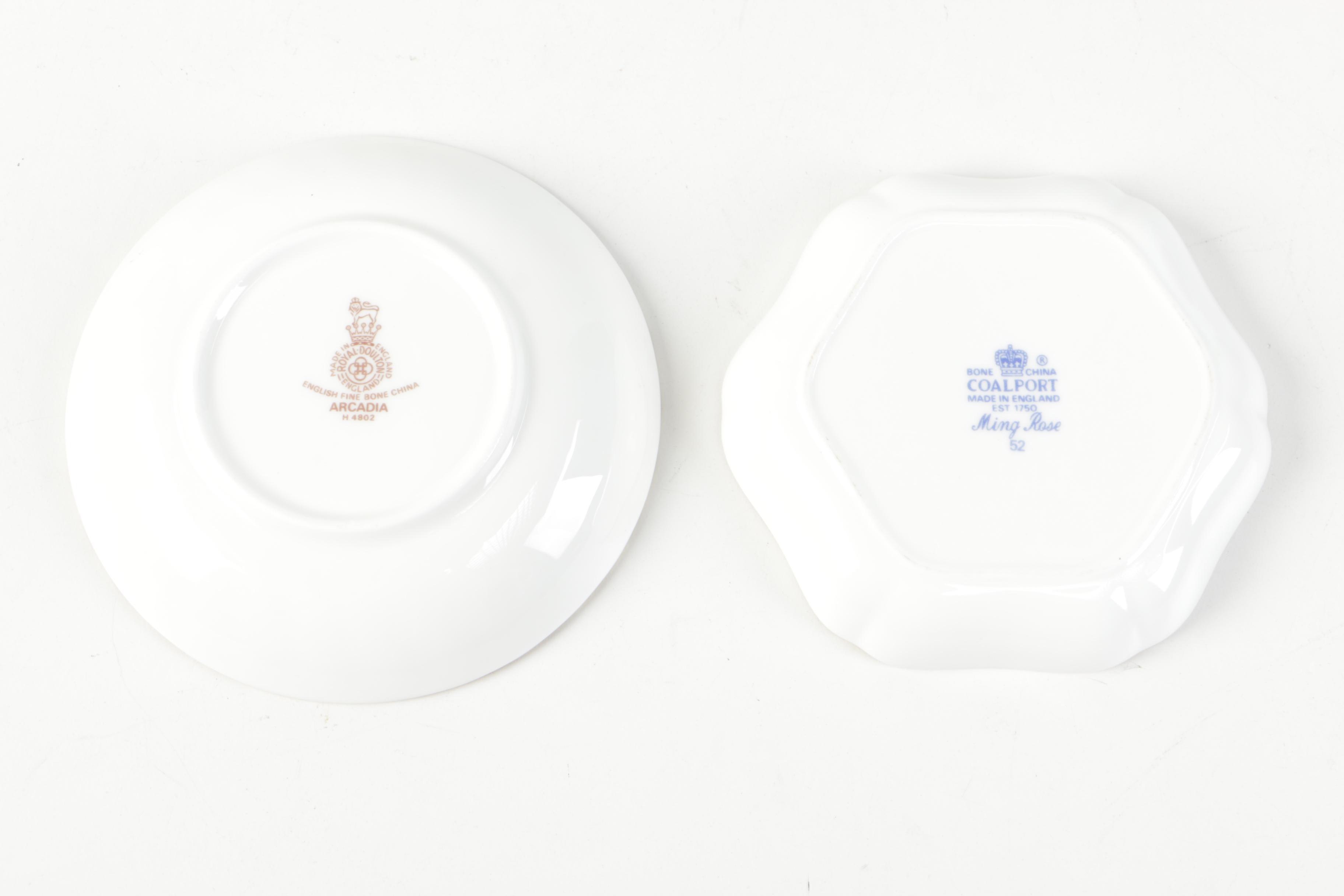 Royal Doulton, Coalport, Limoges, Wedgwood Trinket Dishes