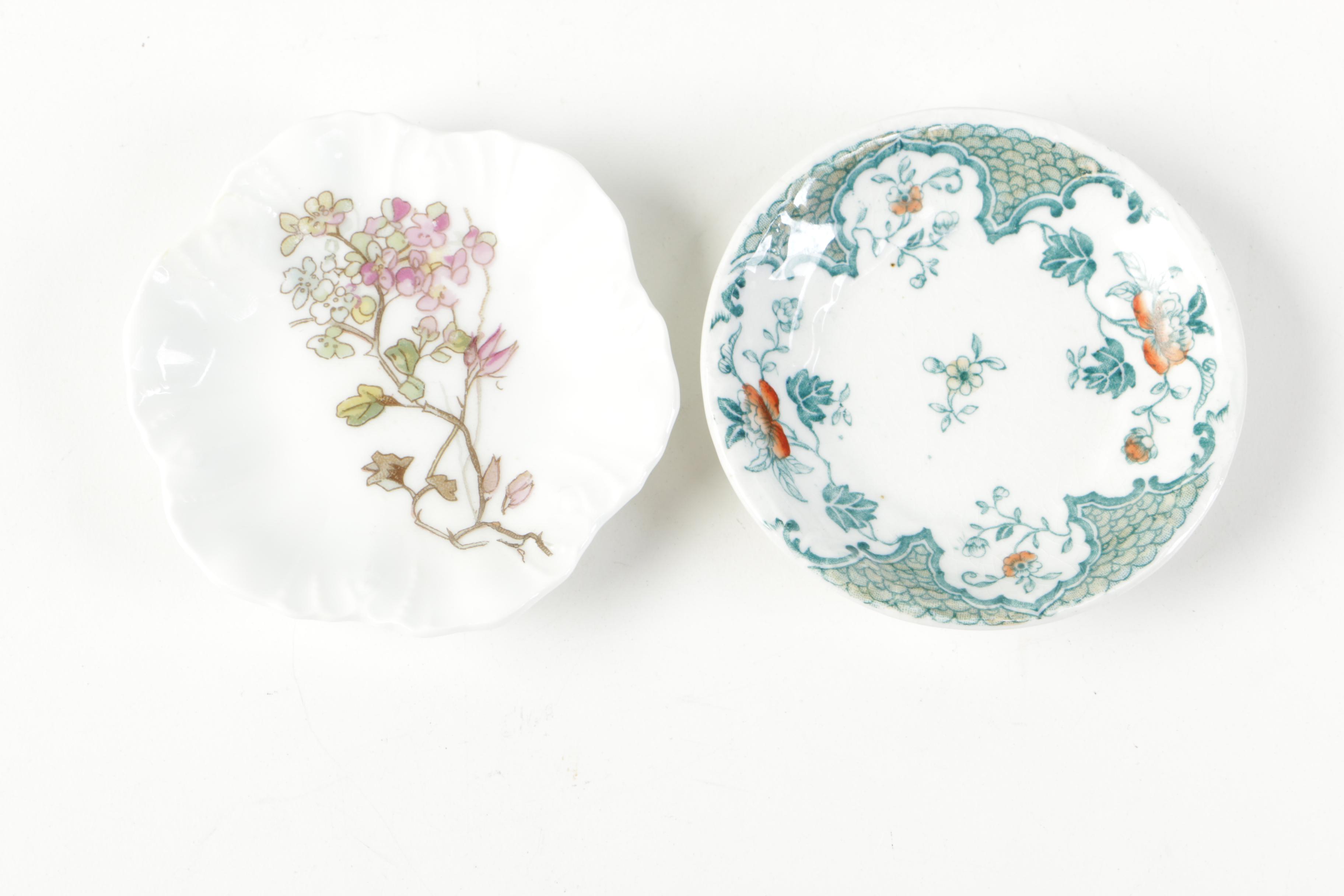 Royal Doulton, Coalport, Limoges, Wedgwood Trinket Dishes