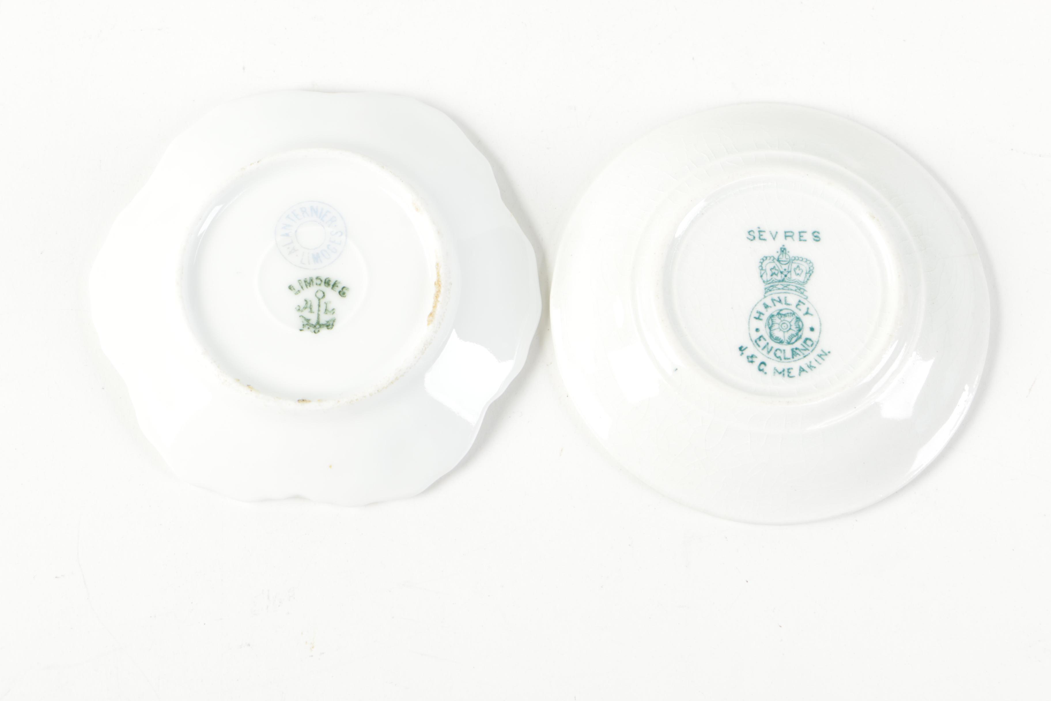 Royal Doulton, Coalport, Limoges, Wedgwood Trinket Dishes