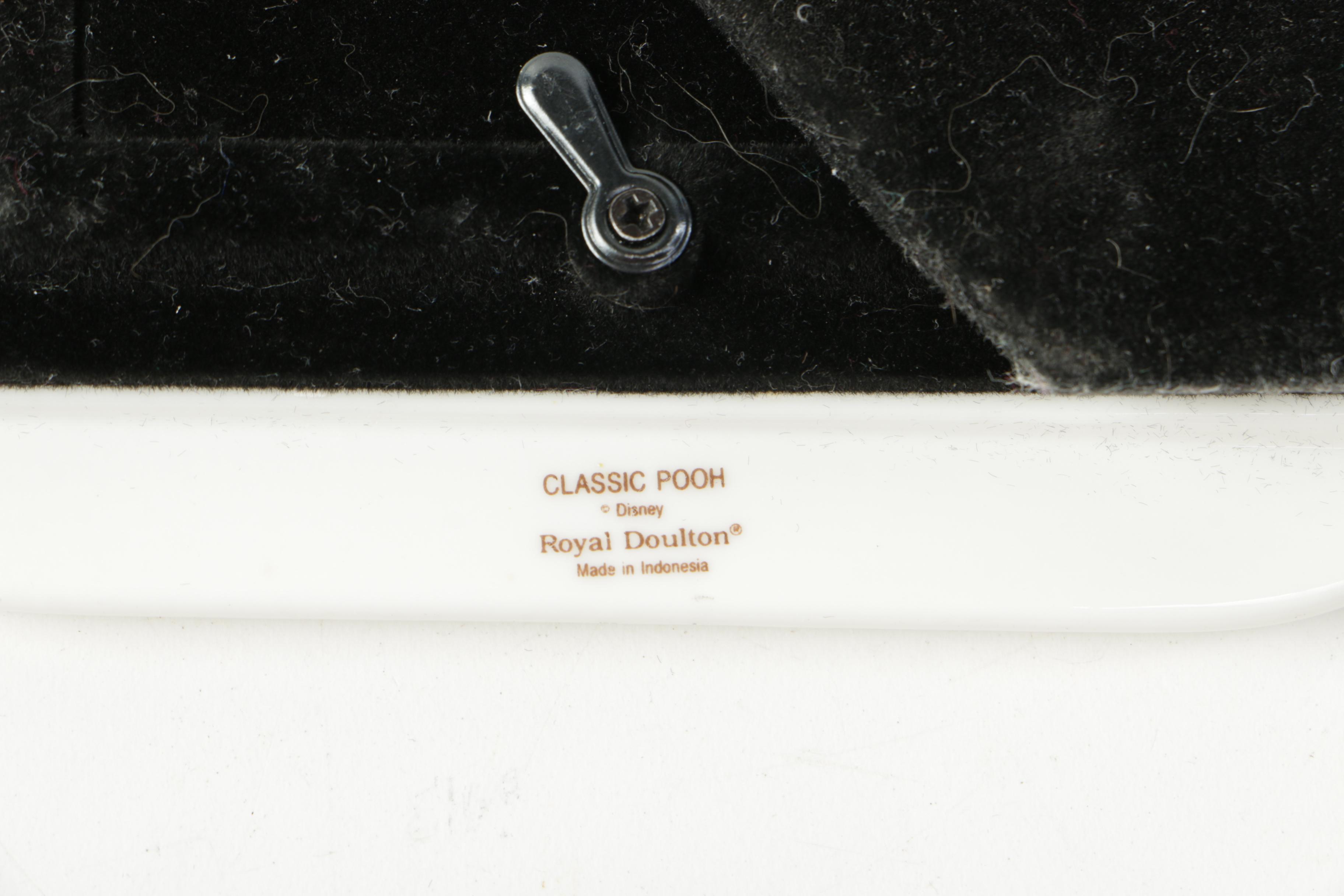 Glass Cake Stand and Royal Doulton Picture Frame