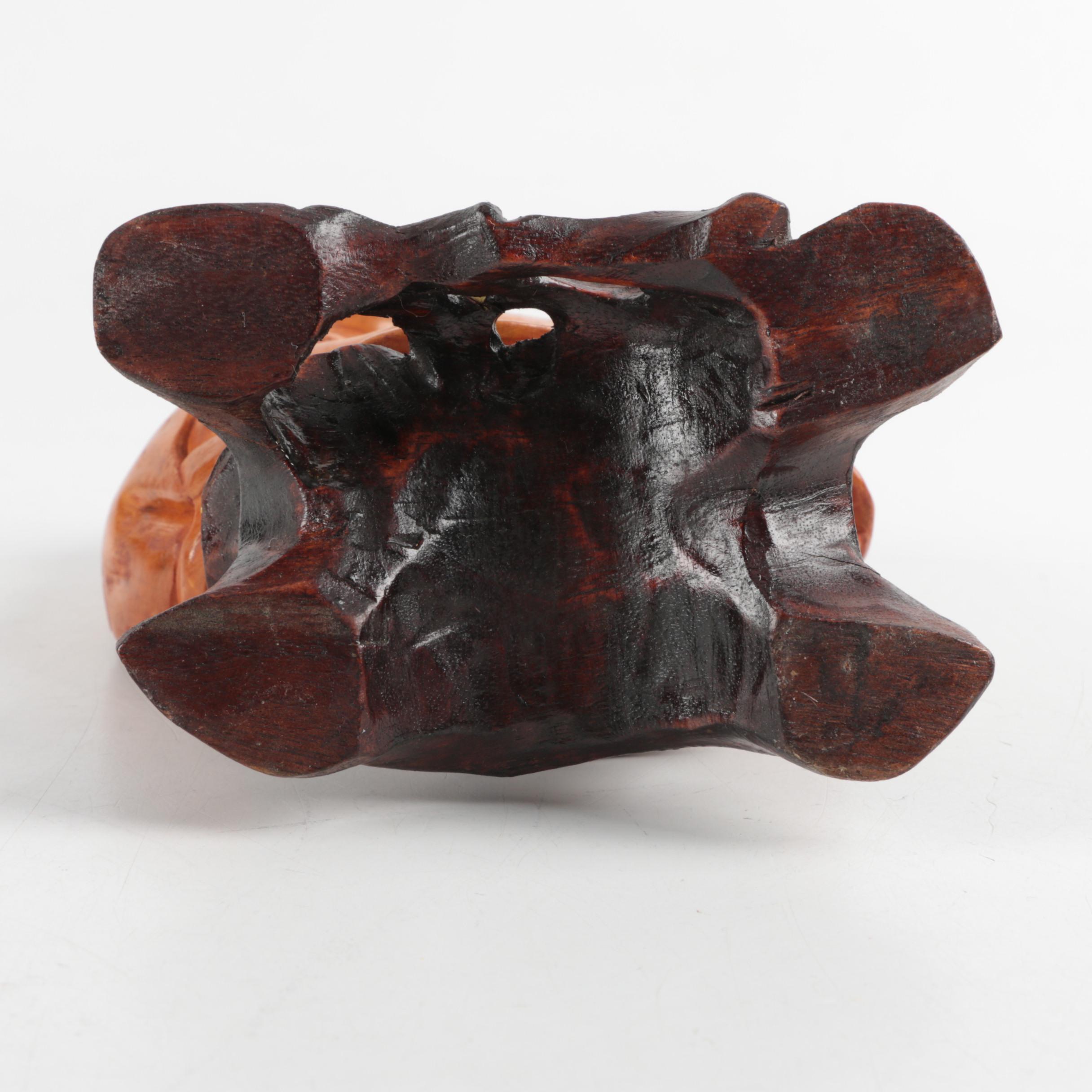 Group of Asian Style Wood Figures