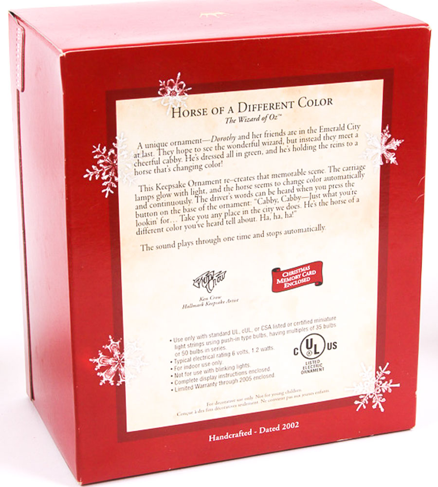 "Wizard of Oz" Hallmark Ornaments