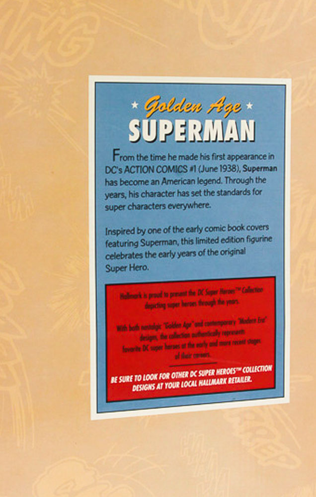 Hallmark DC Super Heroes Collection Limited Edition Superman Figurine