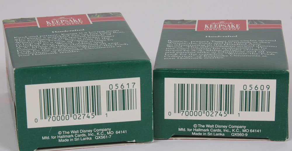 "Winnie-The-Pooh" Hallmark Keepsake Ornaments