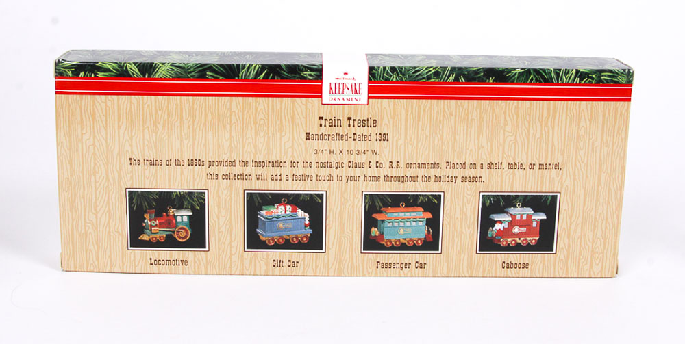 Vintage Hallmark Claus & Co. Railroad Ornaments