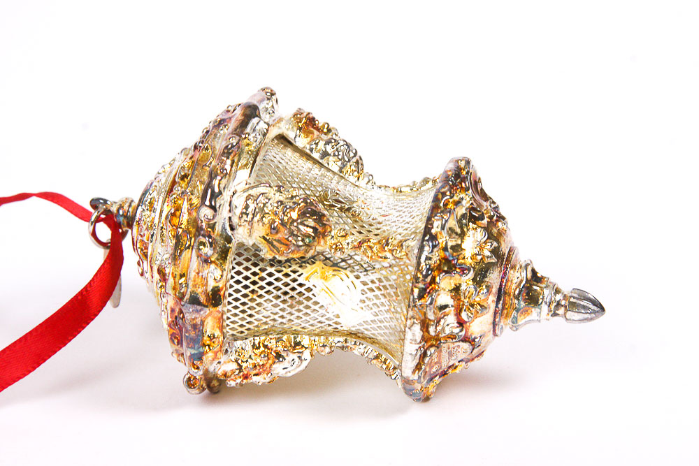 Hallmark "Old World Silver Collection" Plated Silver Holiday Ornaments