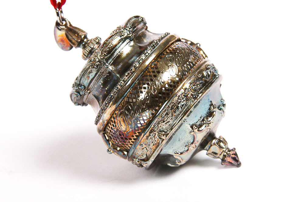 Hallmark "Old World Silver Collection" Plated Silver Holiday Ornaments