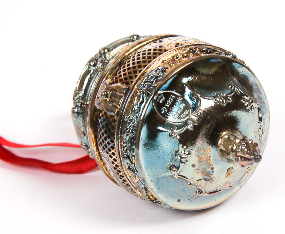 Hallmark "Old World Silver Collection" Plated Silver Holiday Ornaments