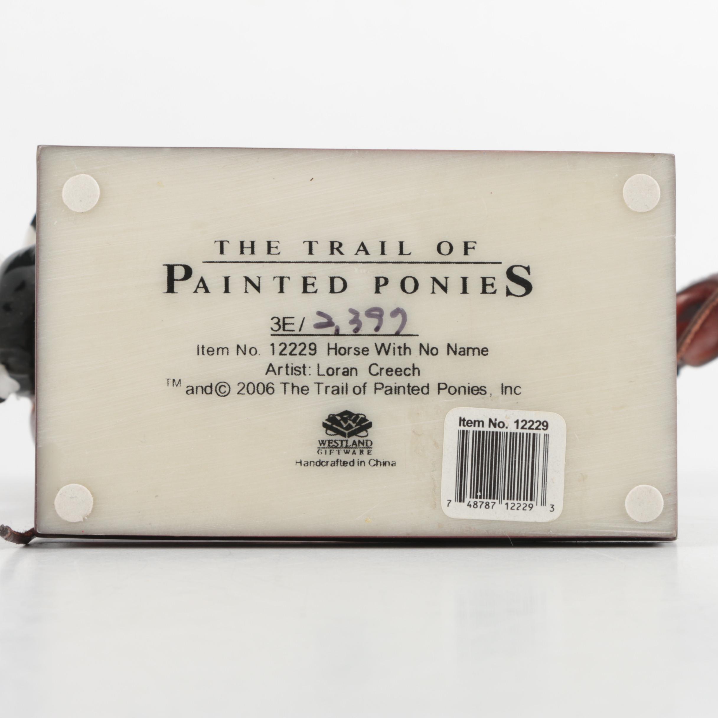 Pair of Signed "Trail of Painted Ponies" Horse Figurines