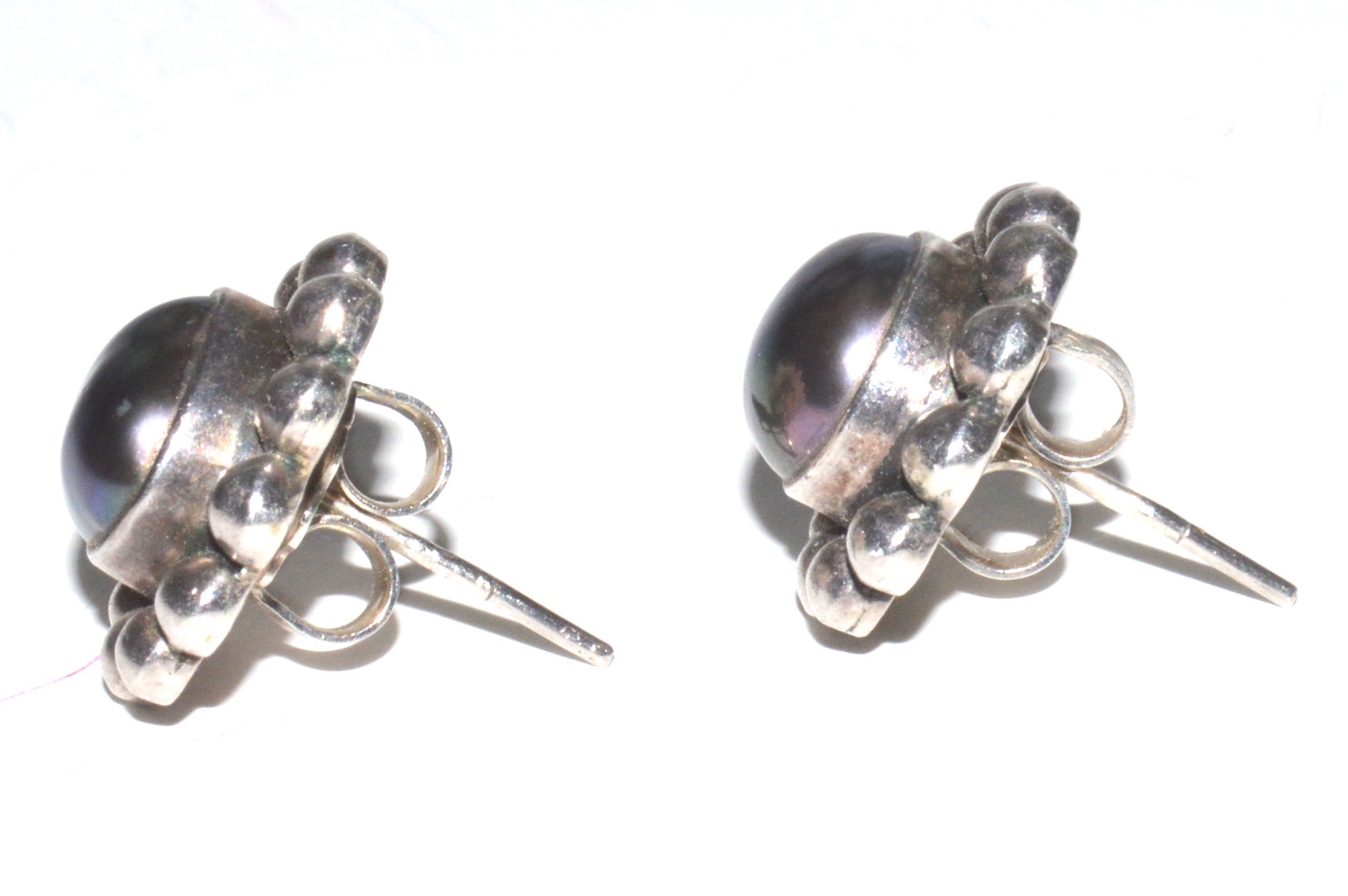 Sterling Silver Necklaces and Earrings with Shell and Pearl Pendants