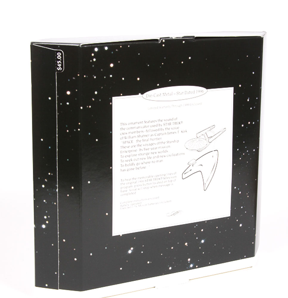 Hallmark Keepsake Ornaments Featuring "Star Trek" Space Ships