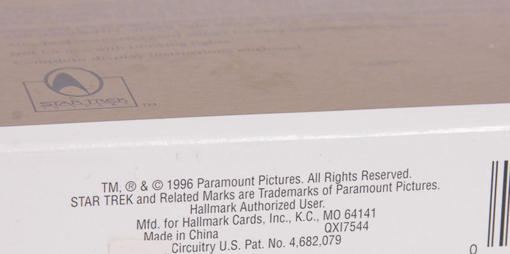 Hallmark Keepsake Ornaments Featuring "Star Trek" Space Ships