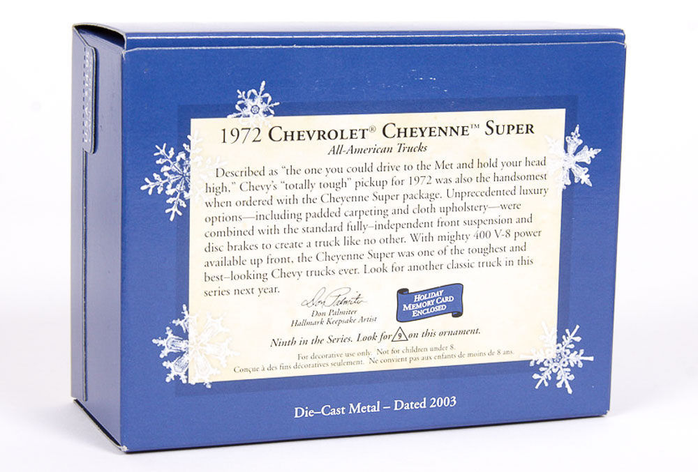 Hallmark Keepsake General Motors Holiday Ornaments