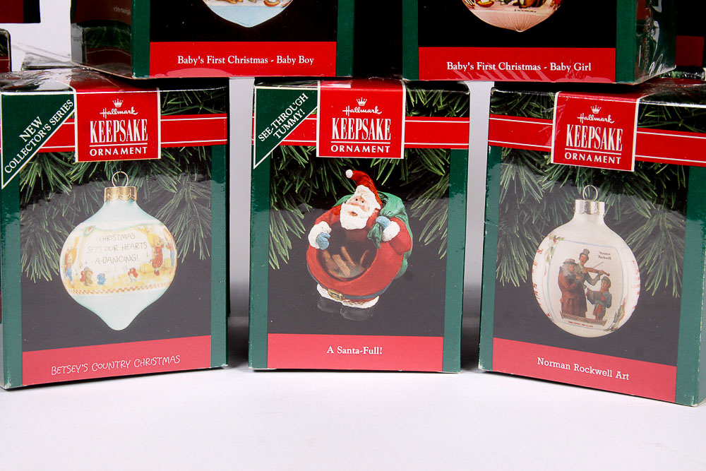 Hallmark Keepsake Glass Ball Ornaments