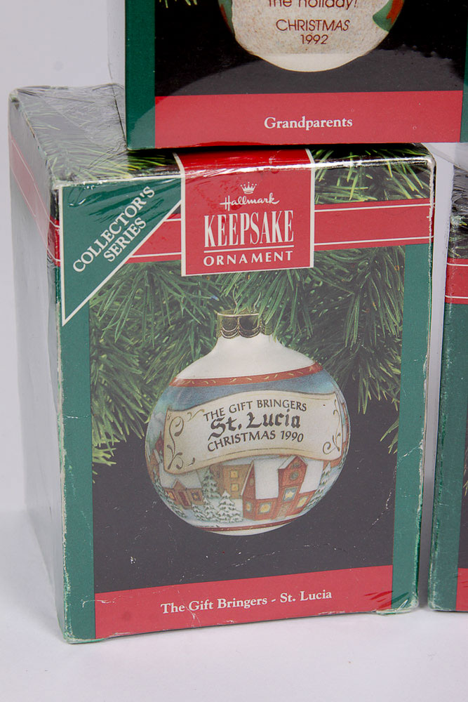 Hallmark Keepsake Glass Ball Ornaments
