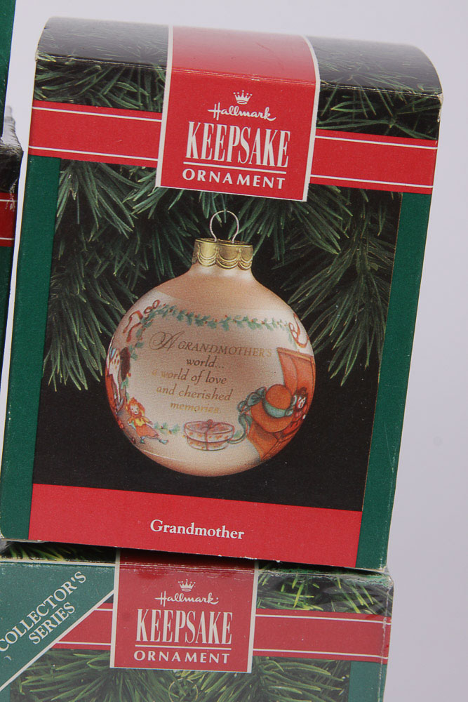 Hallmark Keepsake Glass Ball Ornaments